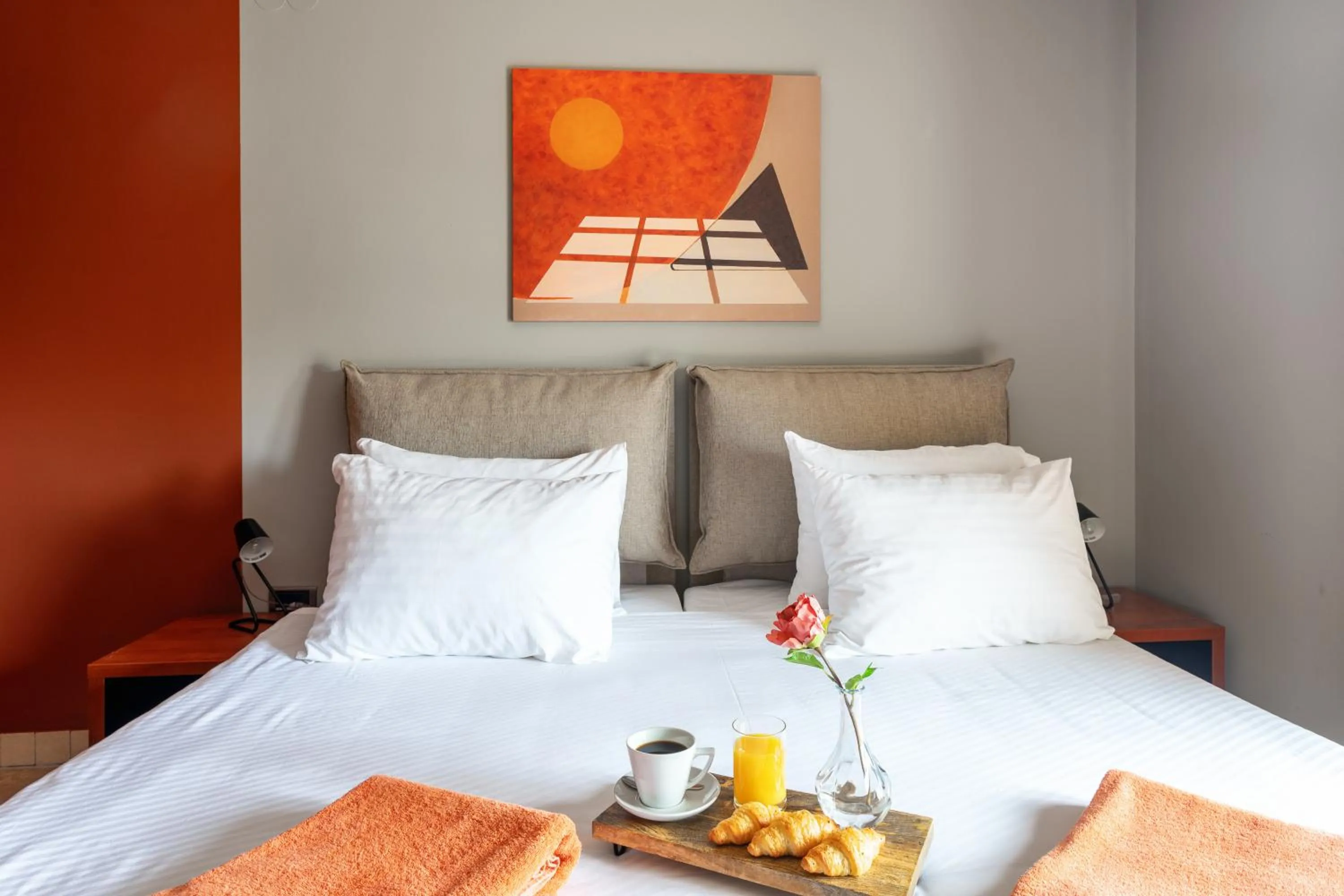 Bed in Hotel Podstine