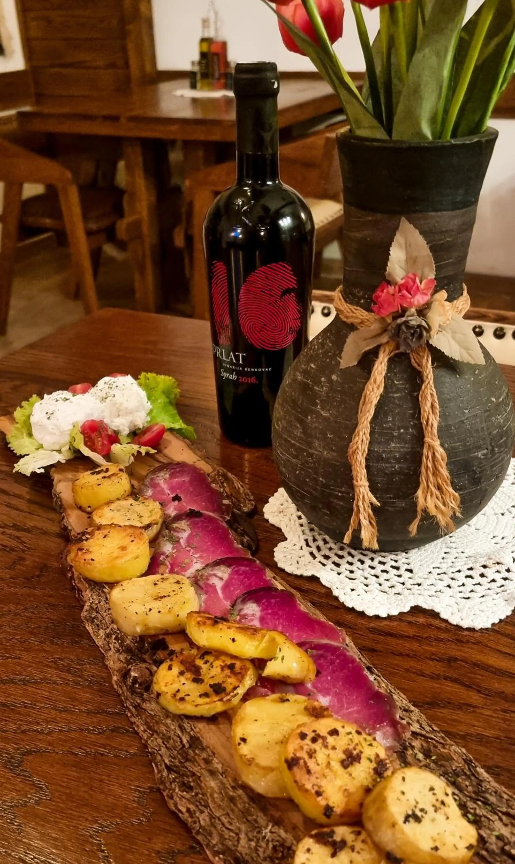 Food close-up in Etno Garden Apartments