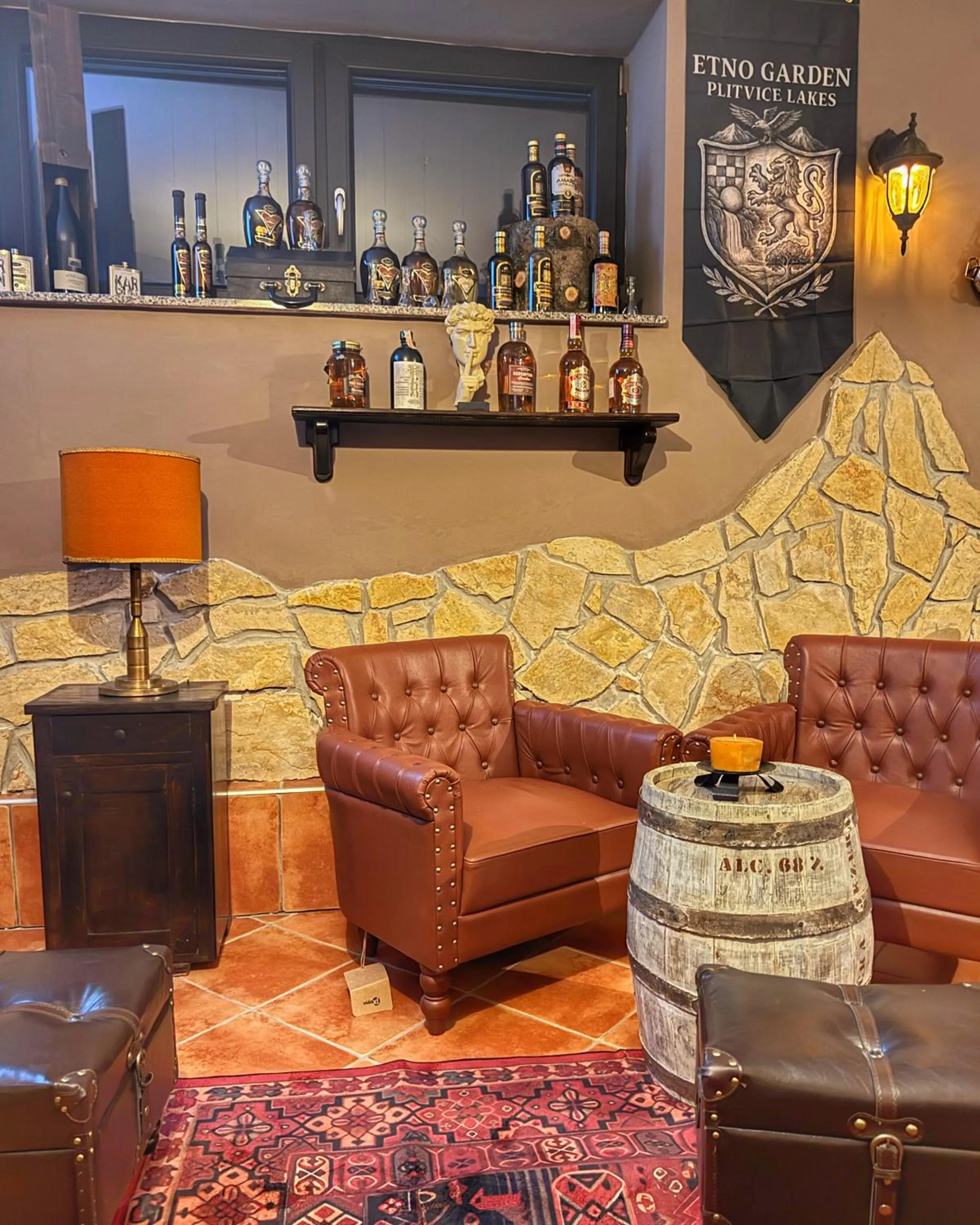 Living room in Etno Garden Apartments