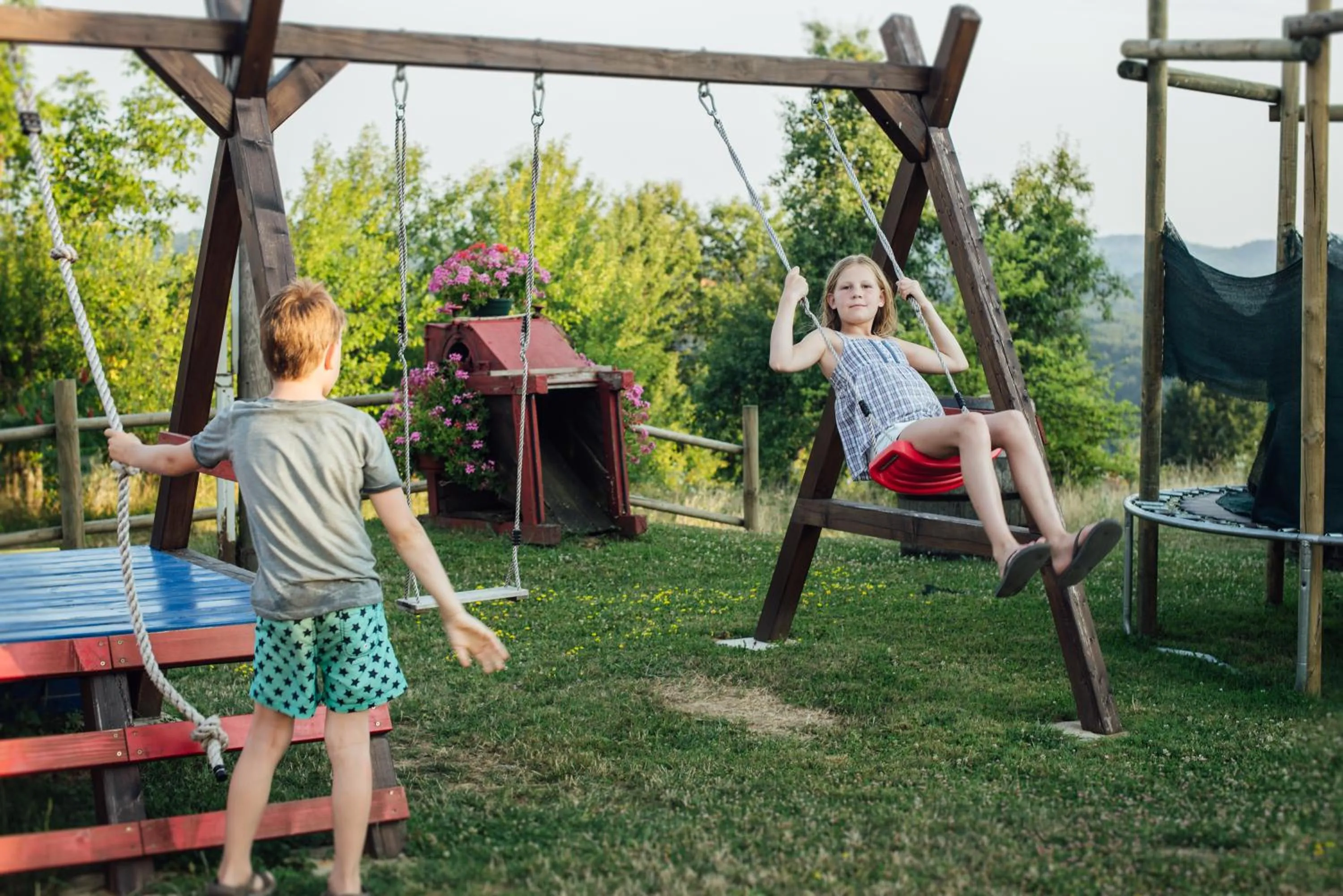 Children play ground in Hotel Srakovcic Heart of Nature