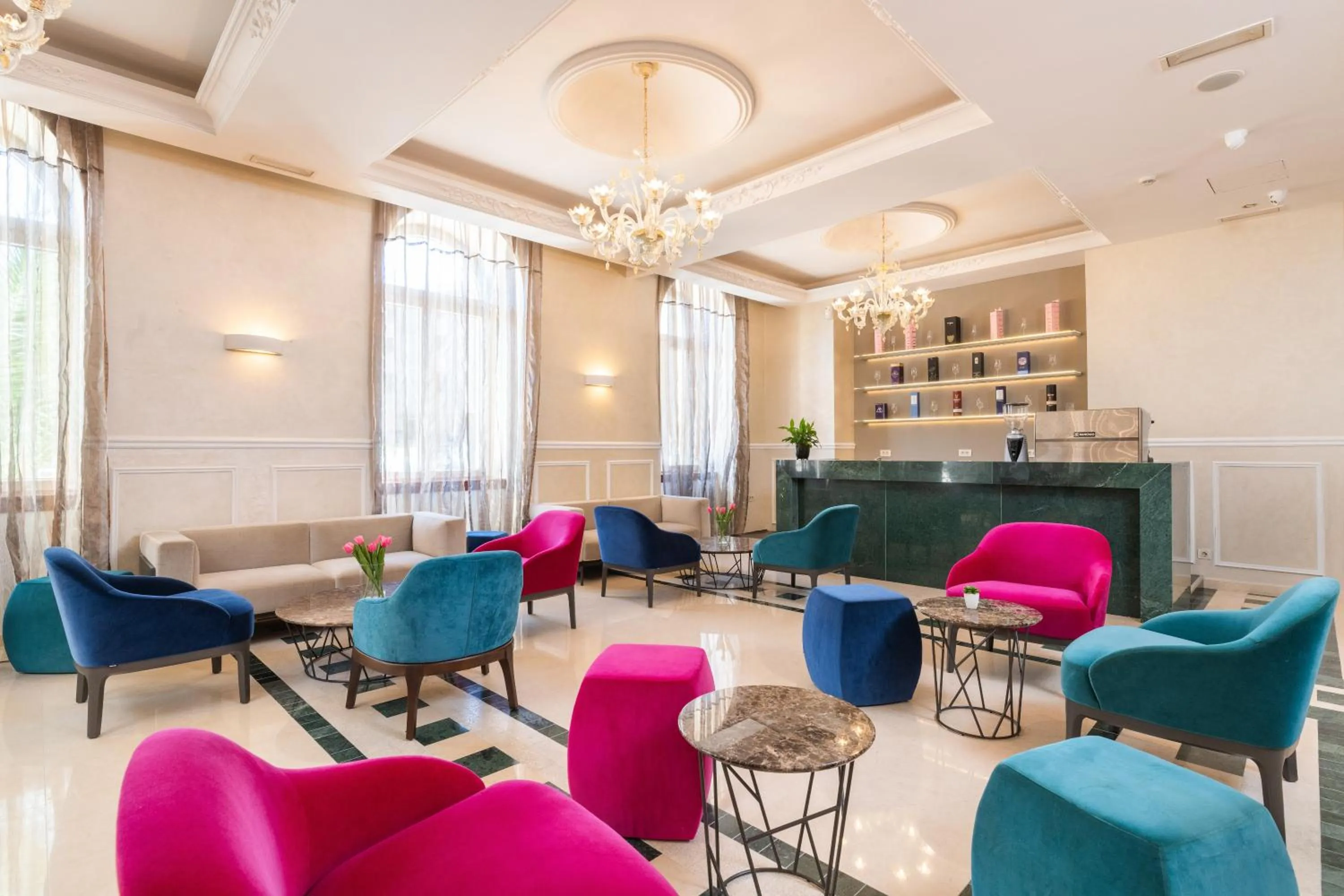 Lobby or reception in BO Hotel Palazzo