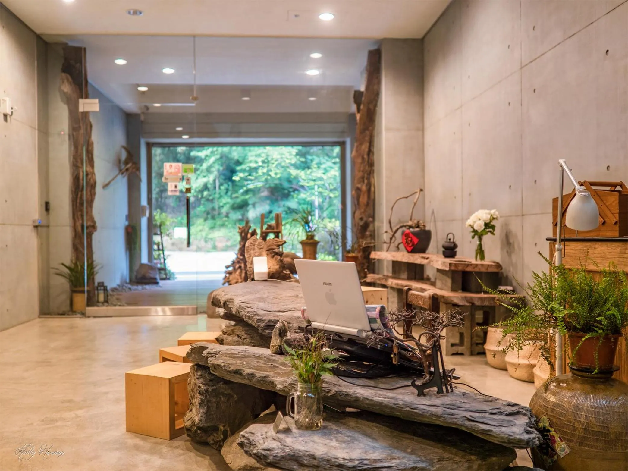Lobby or reception in 日月潭山慕藝旅 Sun Moon Inn