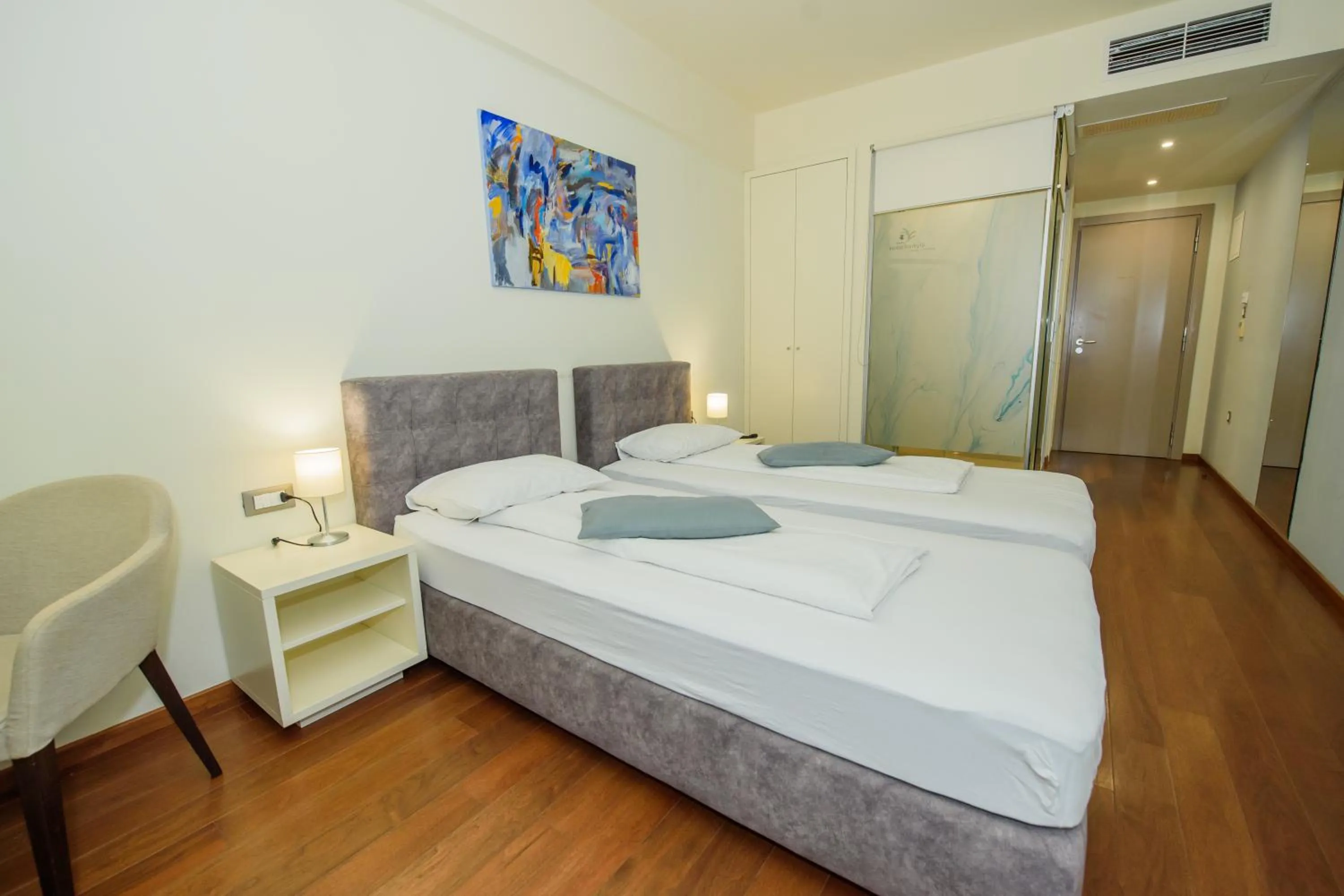 Bedroom, Bed in Hotel Korkyra