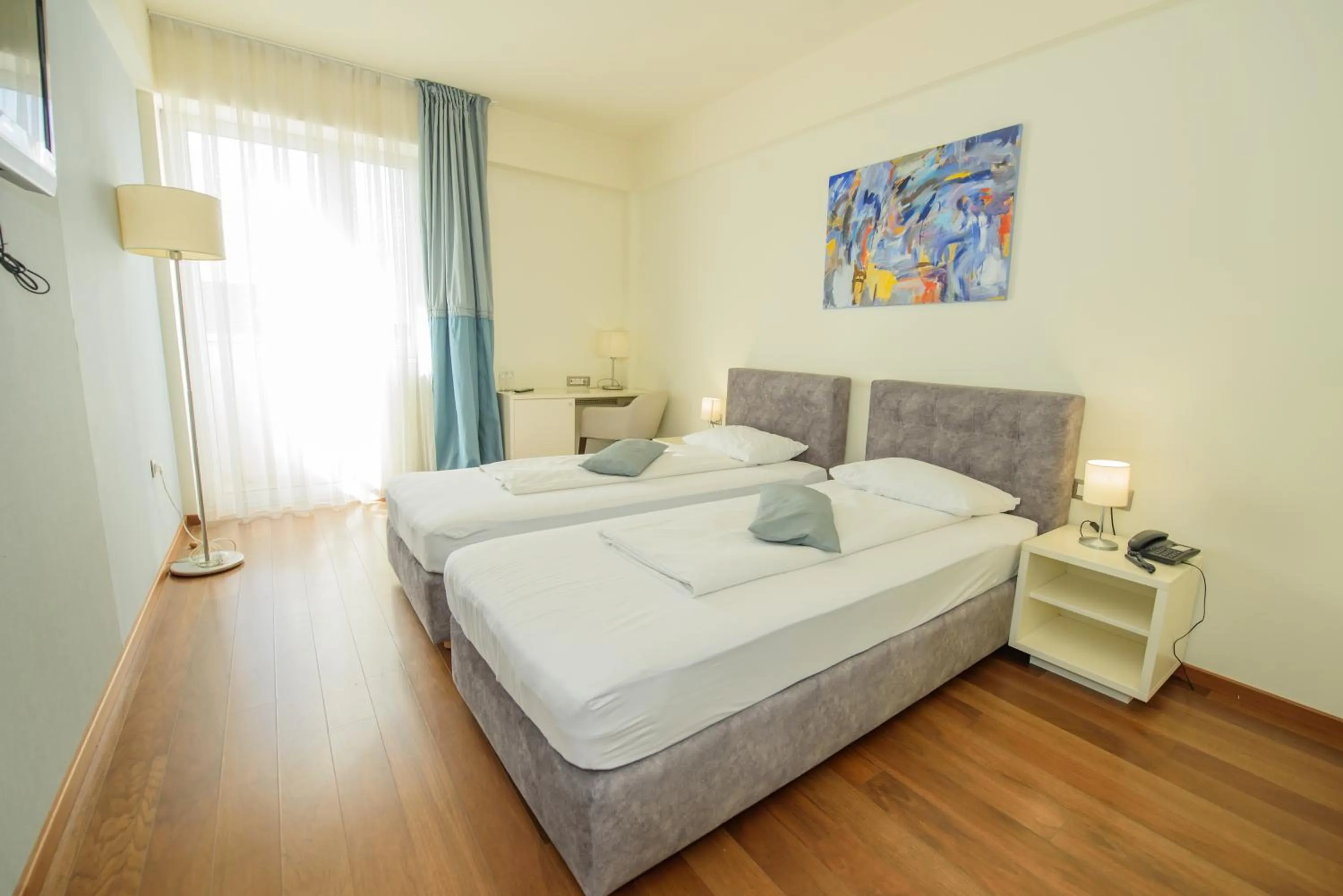 Bedroom, Bed in Hotel Korkyra