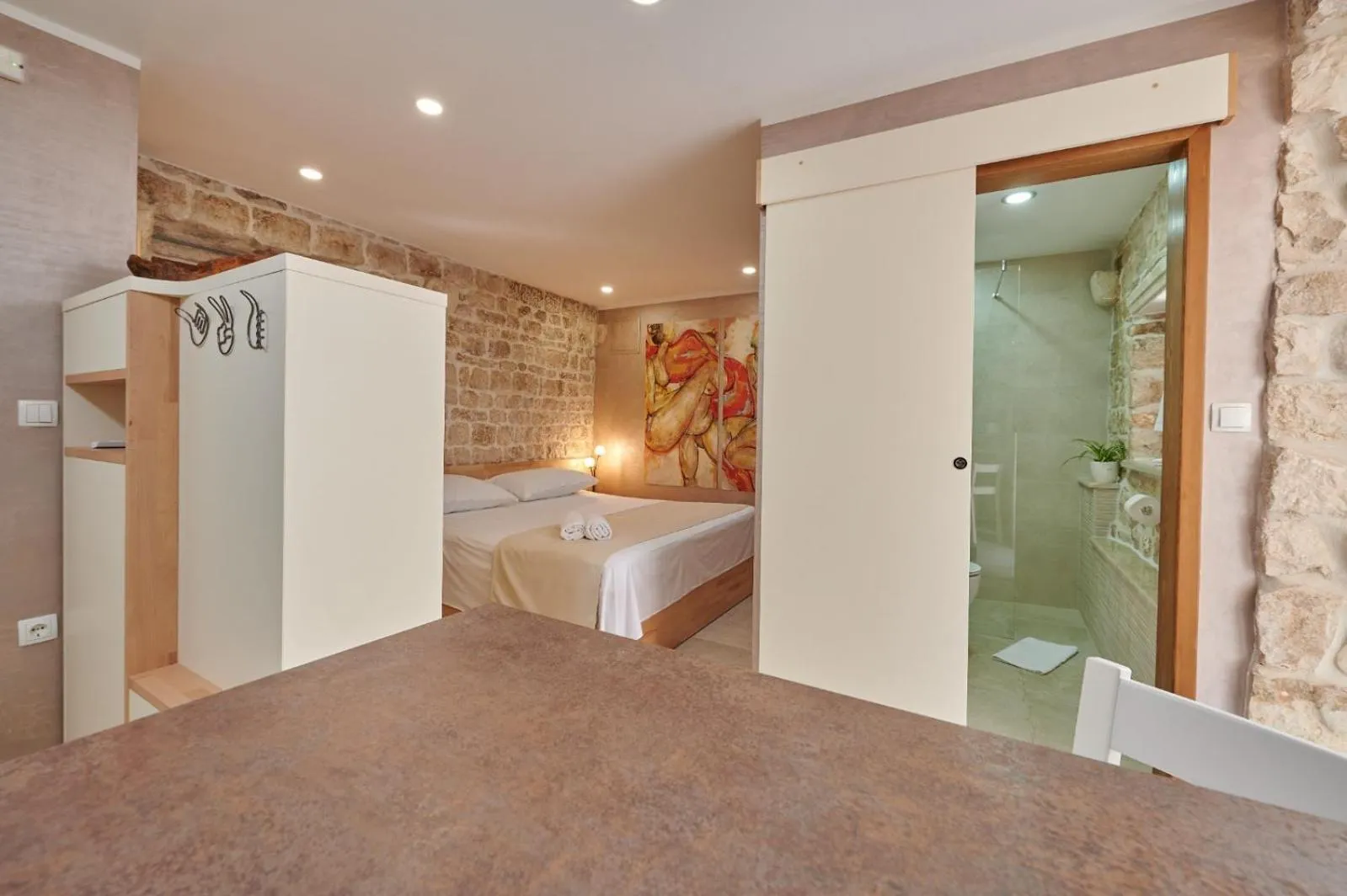 Bedroom, Bed in Villa Kudelik - Stone Story