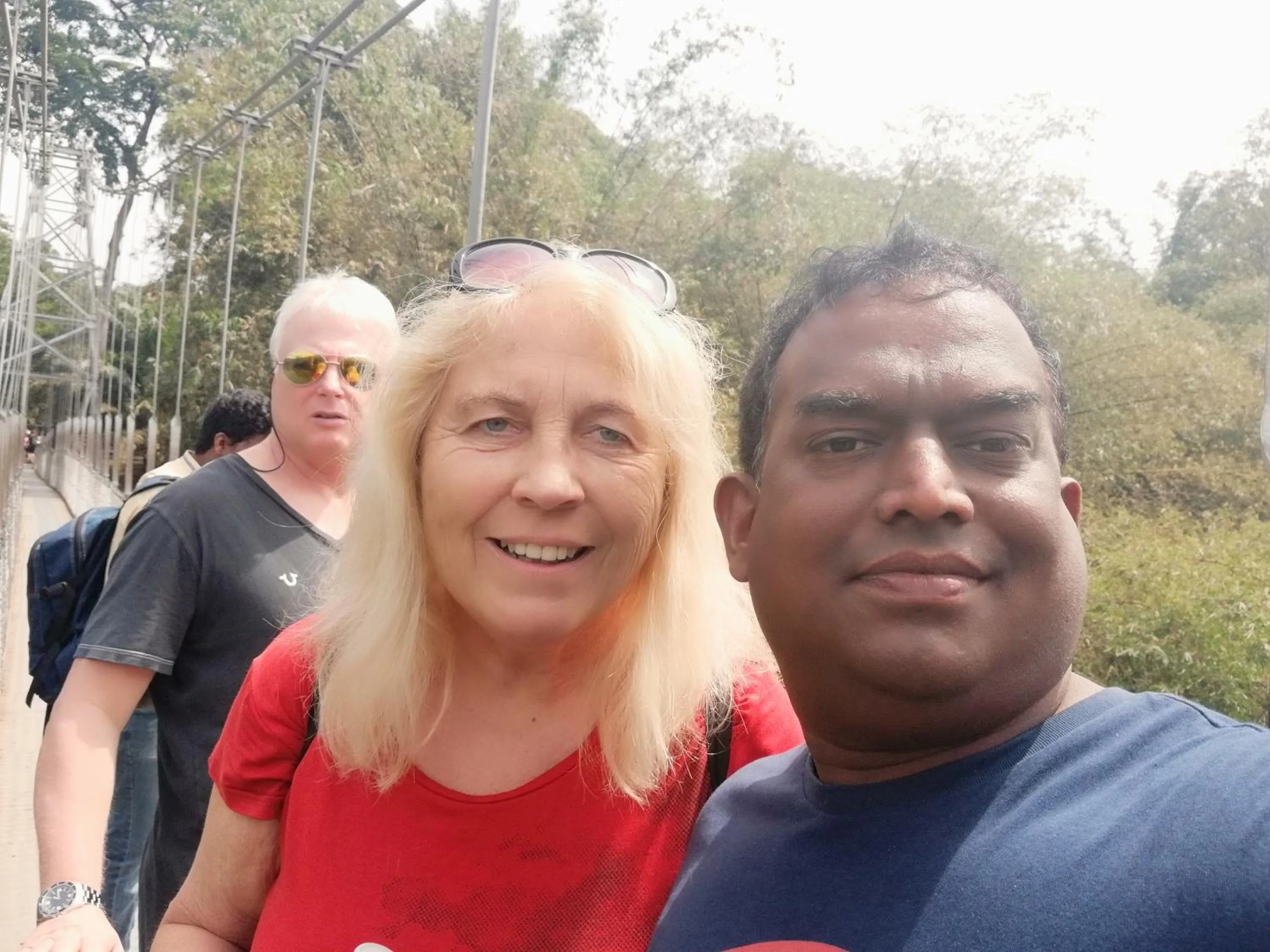 group of guests in Mahi Villa