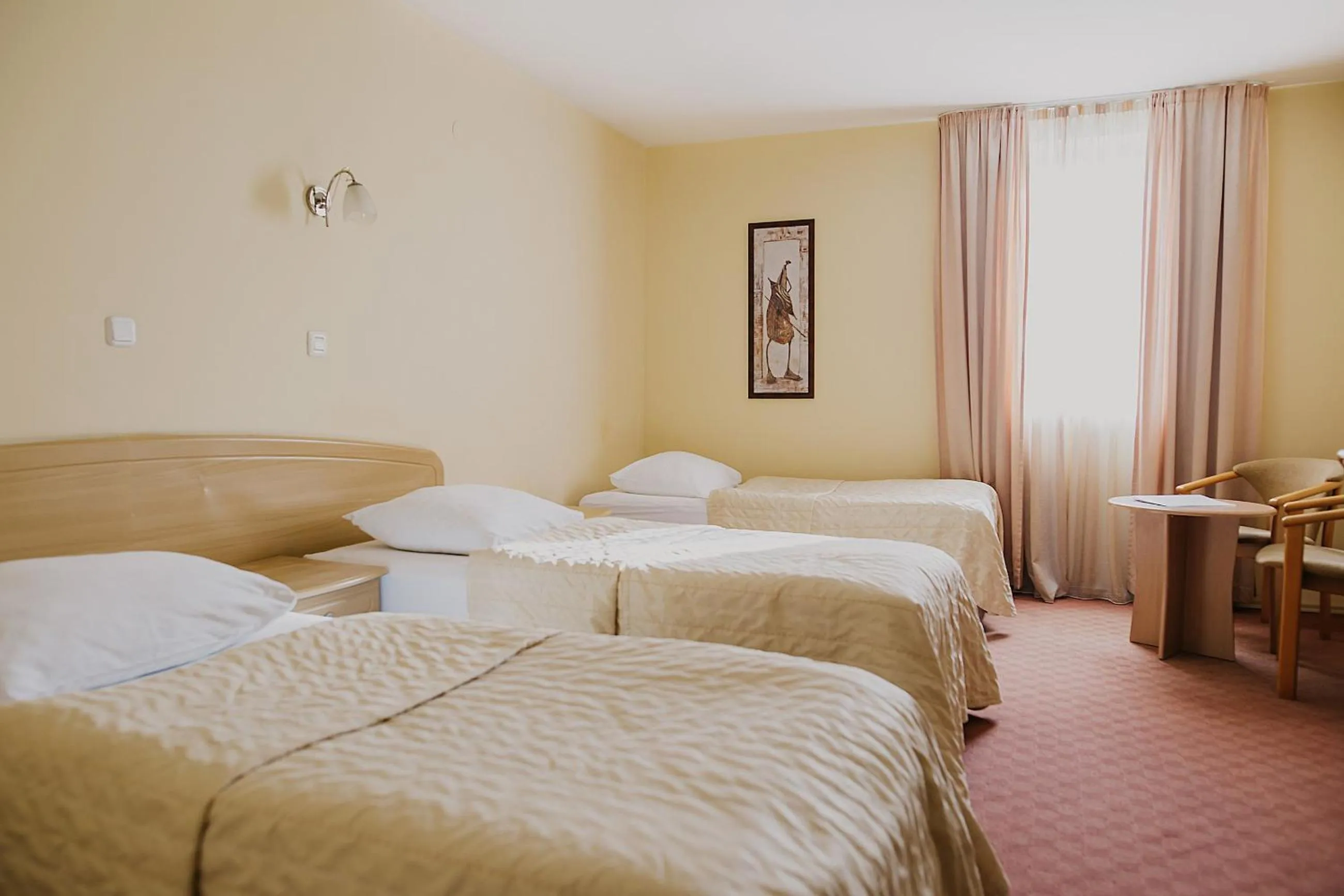 Living room, Bed in Hotel Silver