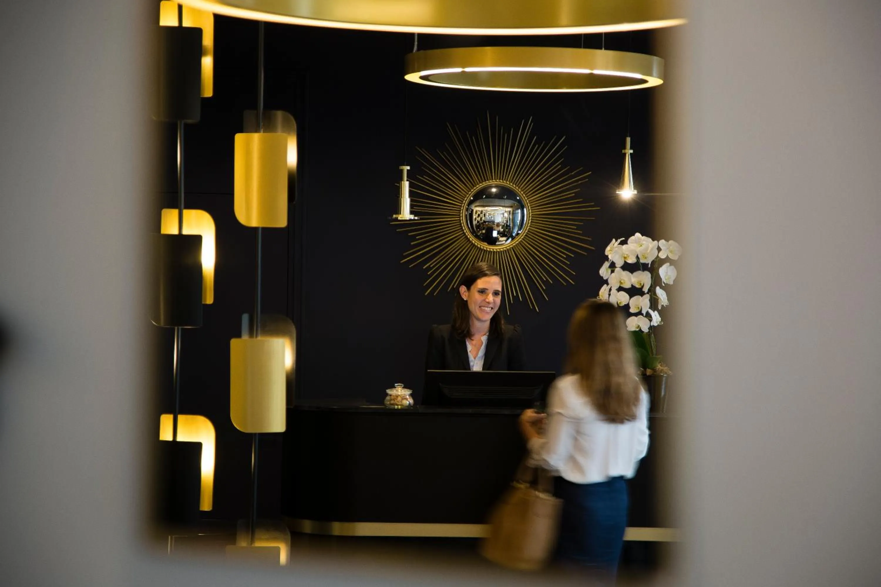 Lobby or reception in Hotel Le 10 BIS