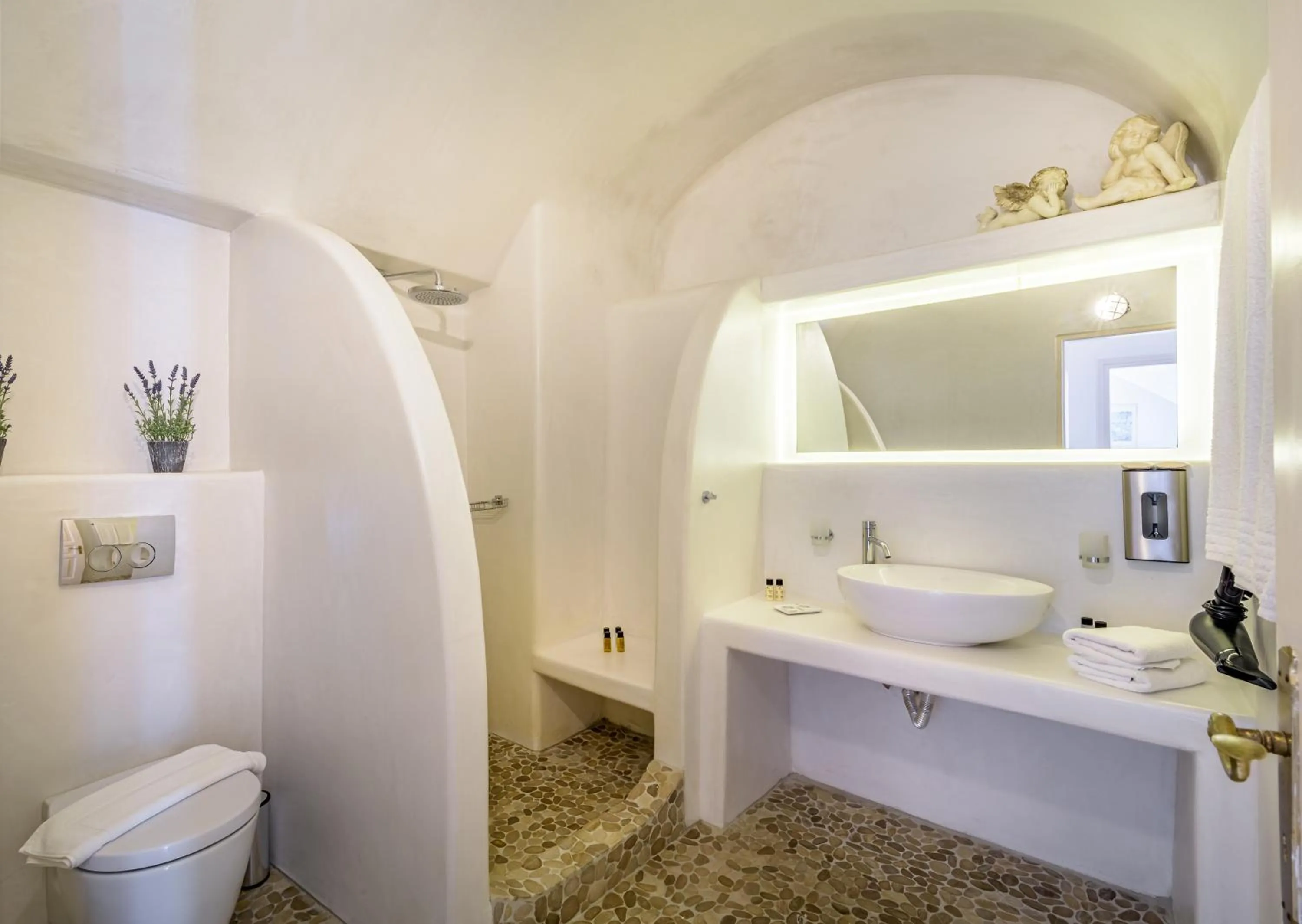 Bathroom in Golden Grey Goose