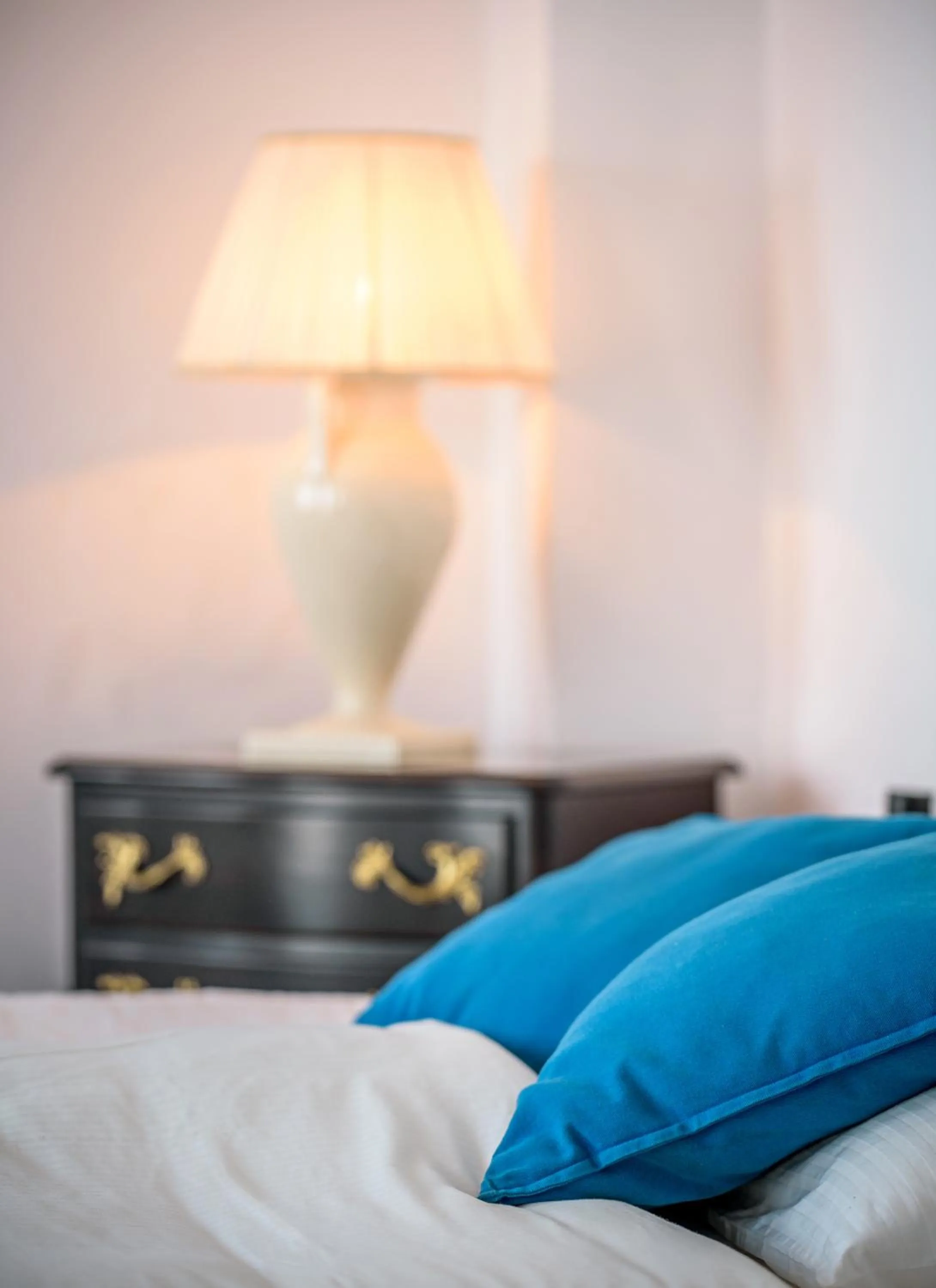 Bed in Golden Grey Goose