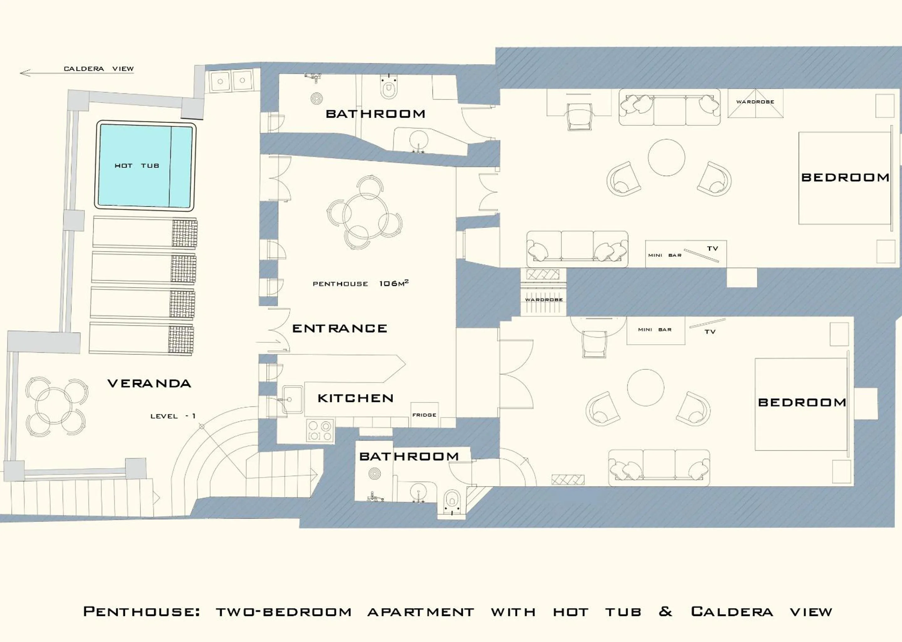 Floor plan in Golden Grey Goose