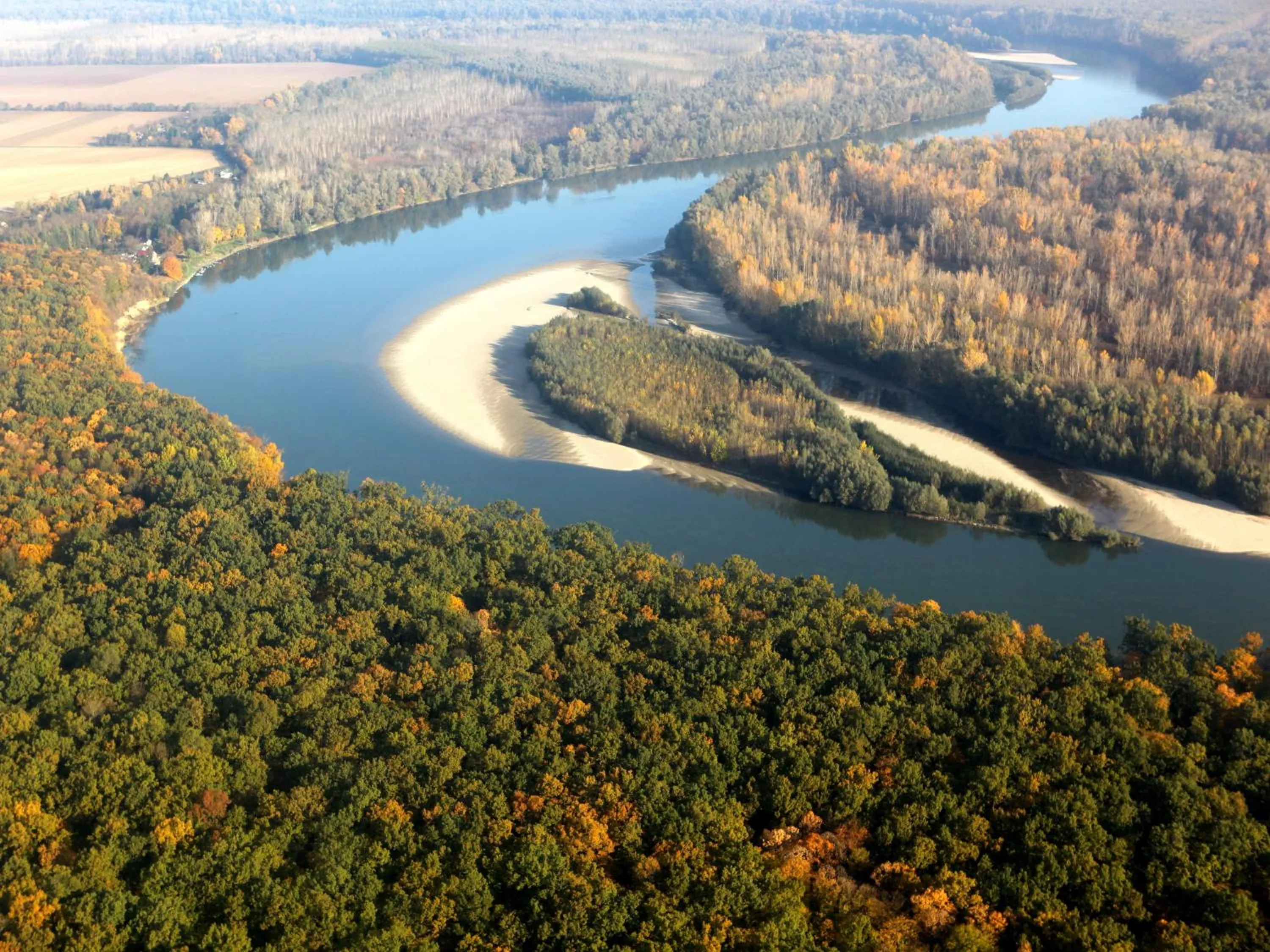 Natural landscape in Apartments Vrata Baranje
