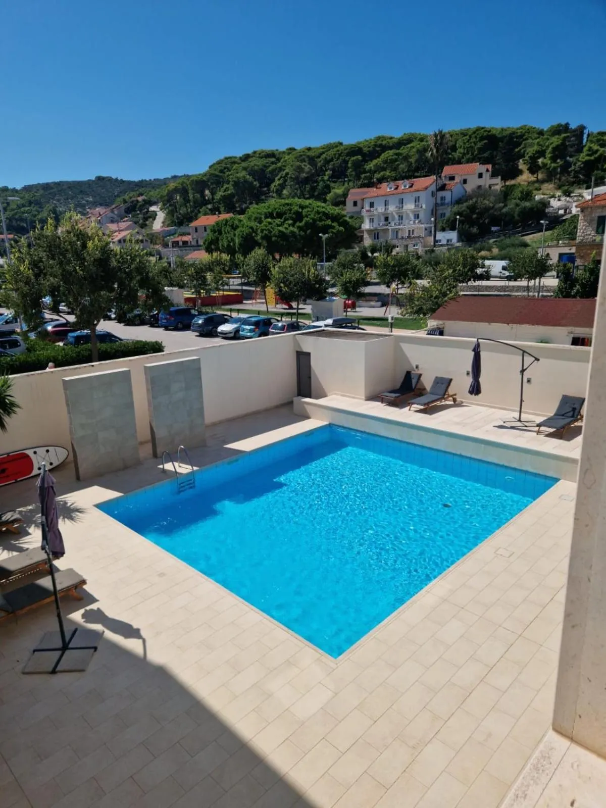 Pool view in Hotel Lipa