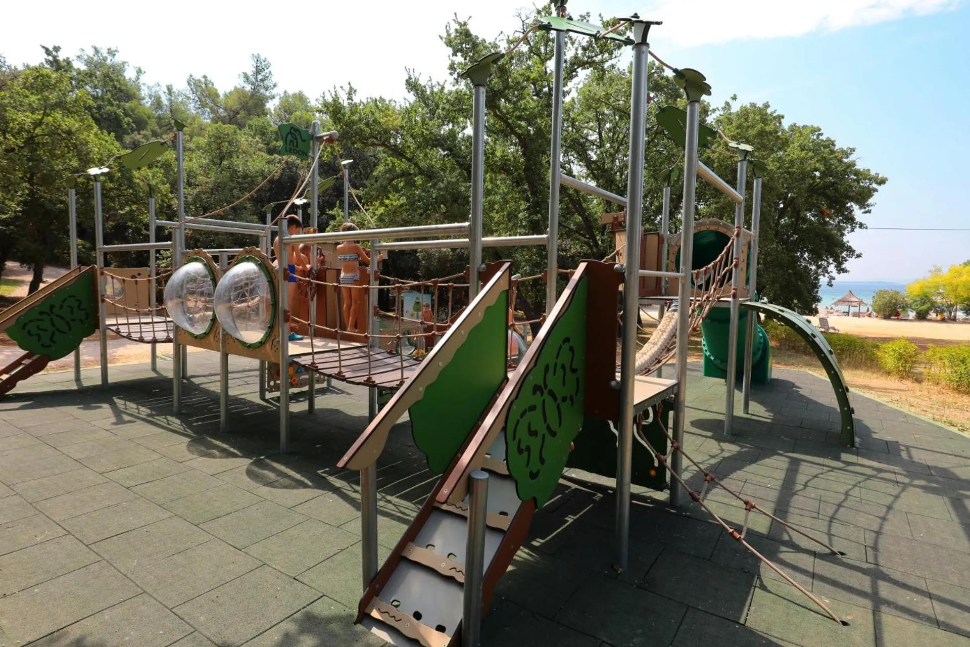 Children play ground in Pine Beach Pakostane - All Inclusive light