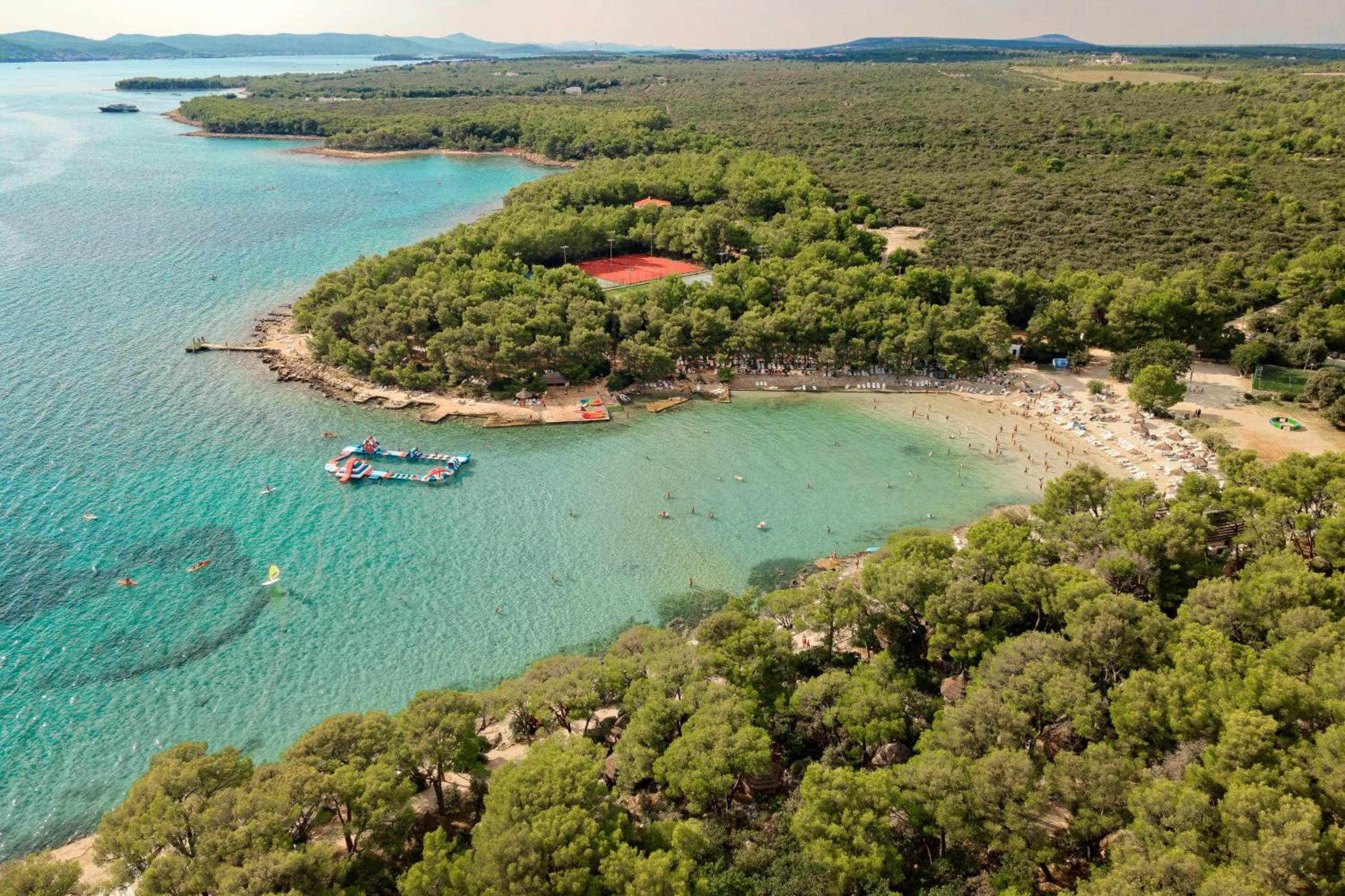 Beach in Pine Beach Pakostane - All Inclusive light
