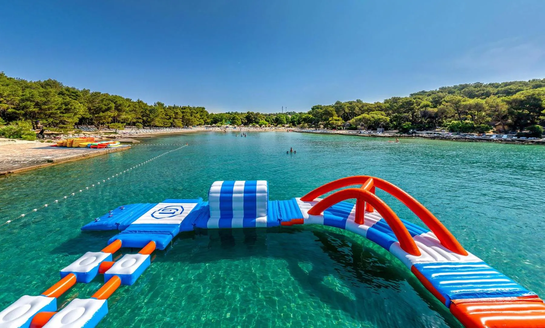 Aqua park in Pine Beach Pakostane - All Inclusive light