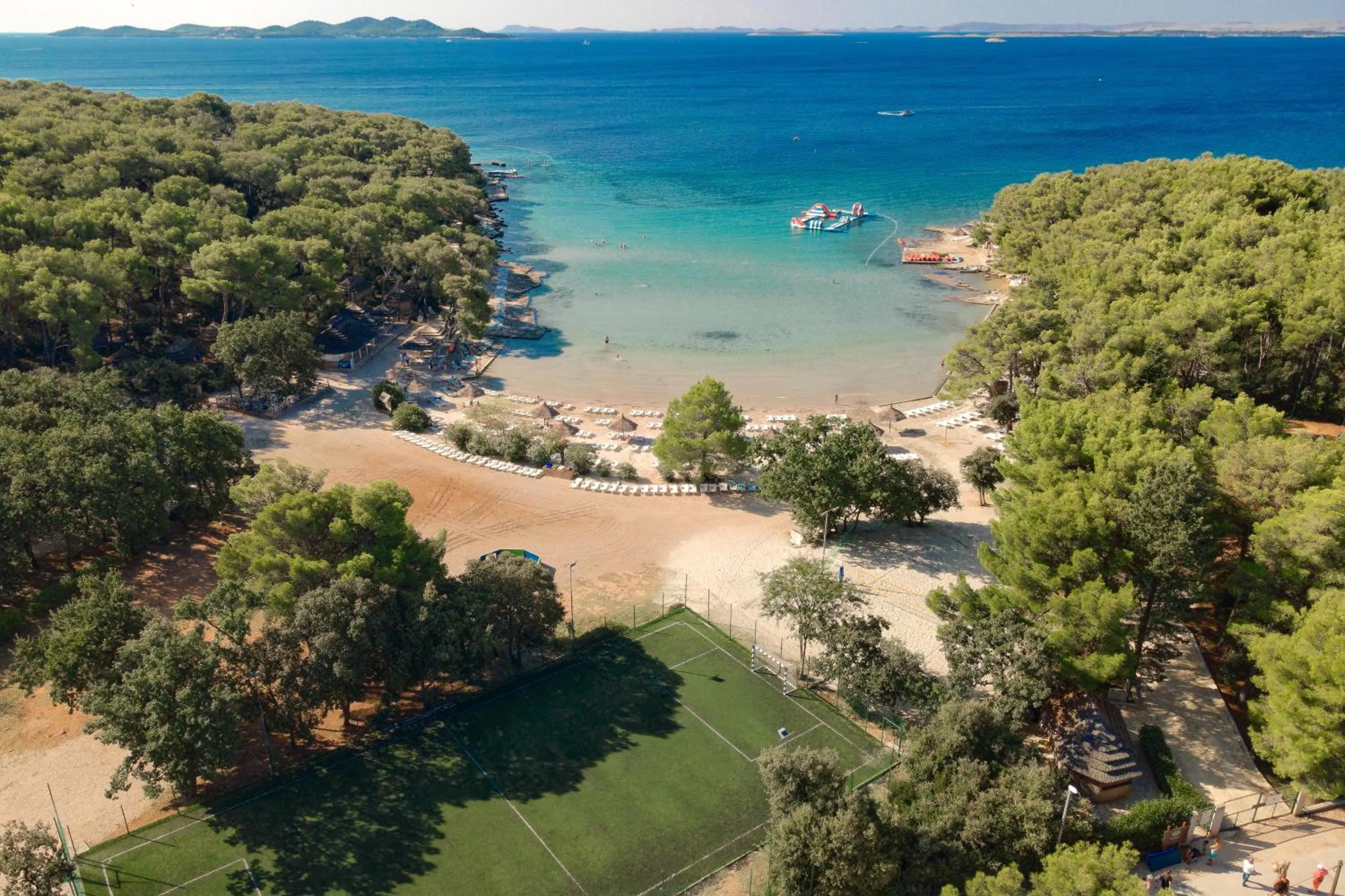 Beach in Pine Beach Pakostane - All Inclusive light