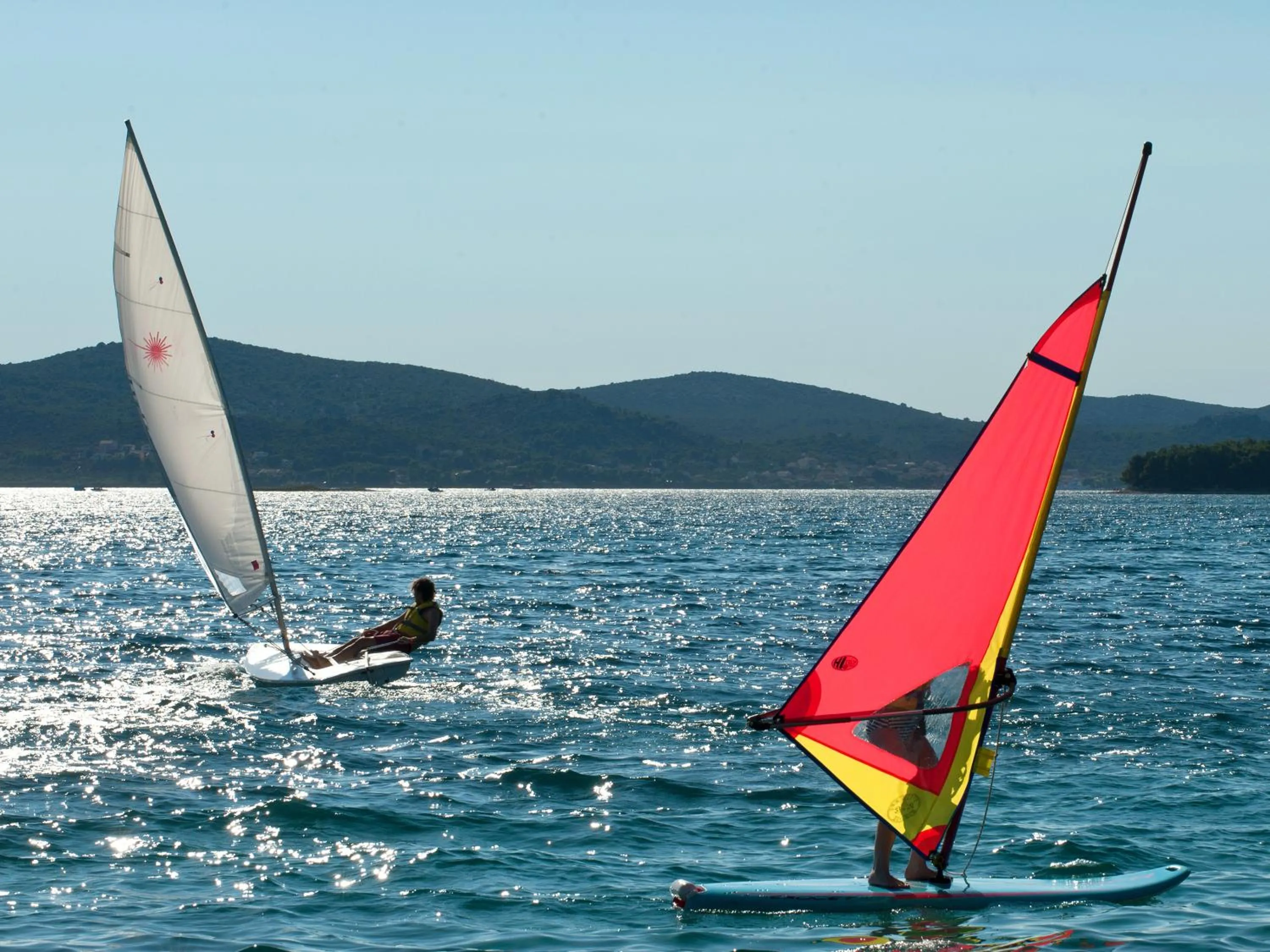 Windsurfing in Pine Beach Pakostane - All Inclusive light