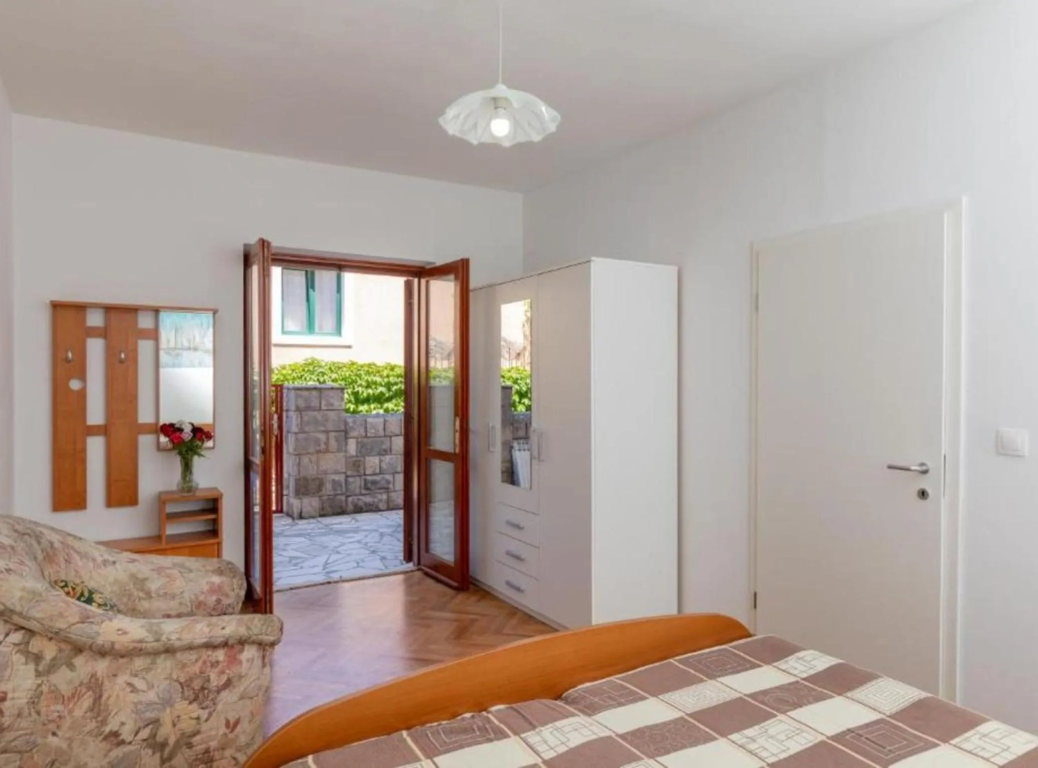 Bedroom, Bed in Villa Valjalo