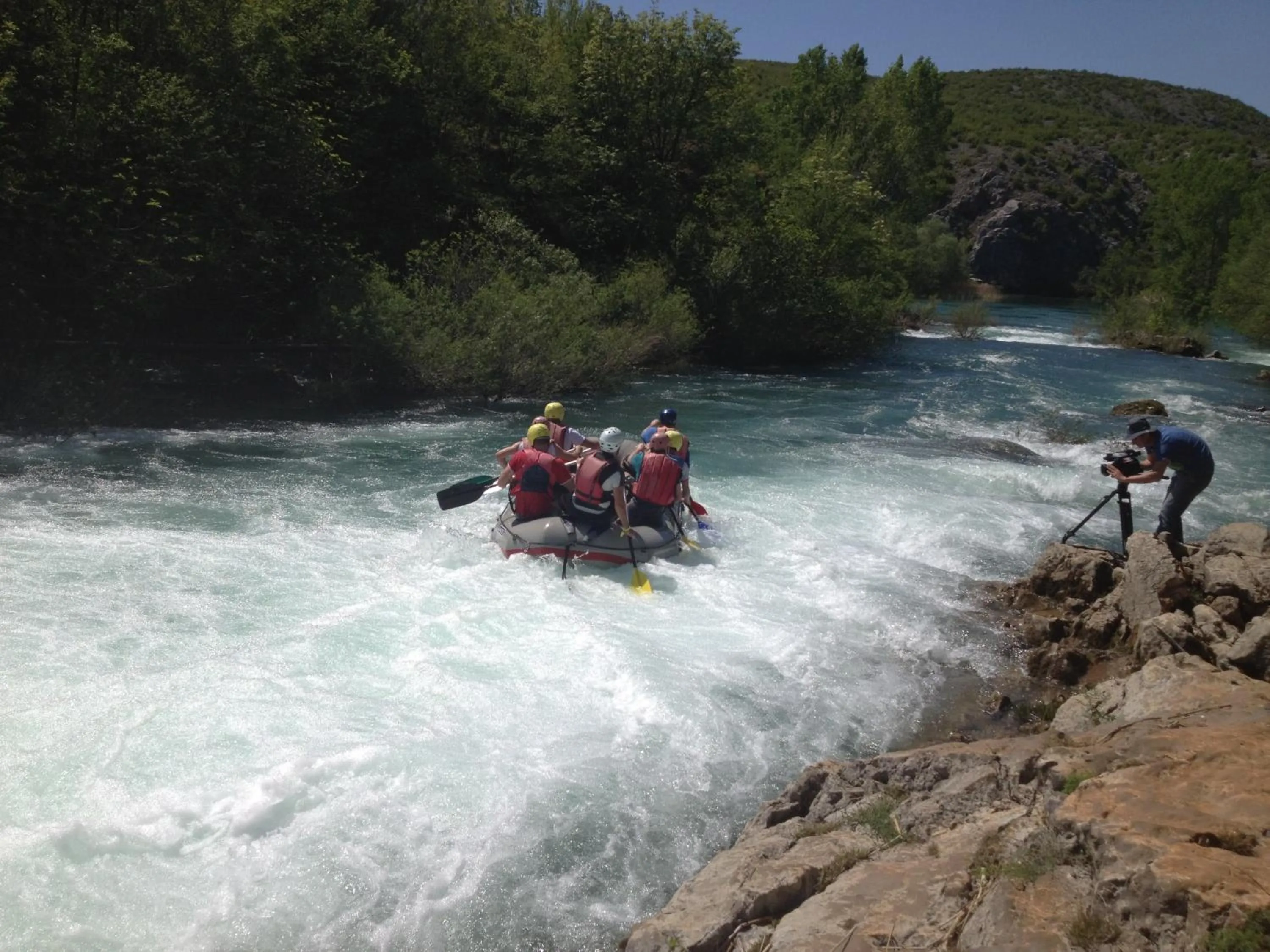 Canoeing in Micanovi Dvori Mobile Home Village Zrmanja