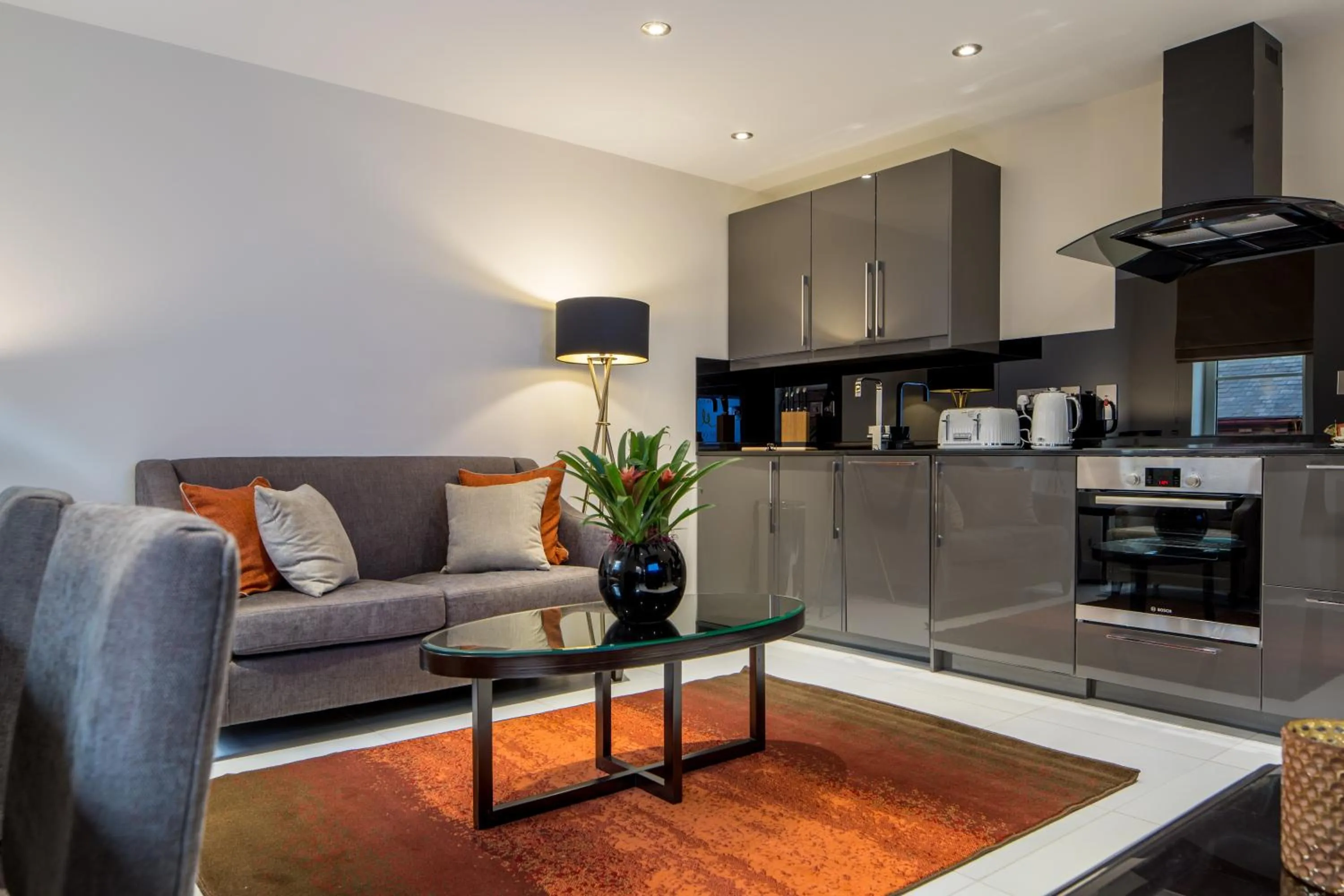 Living room in Mansio Suites The Headrow