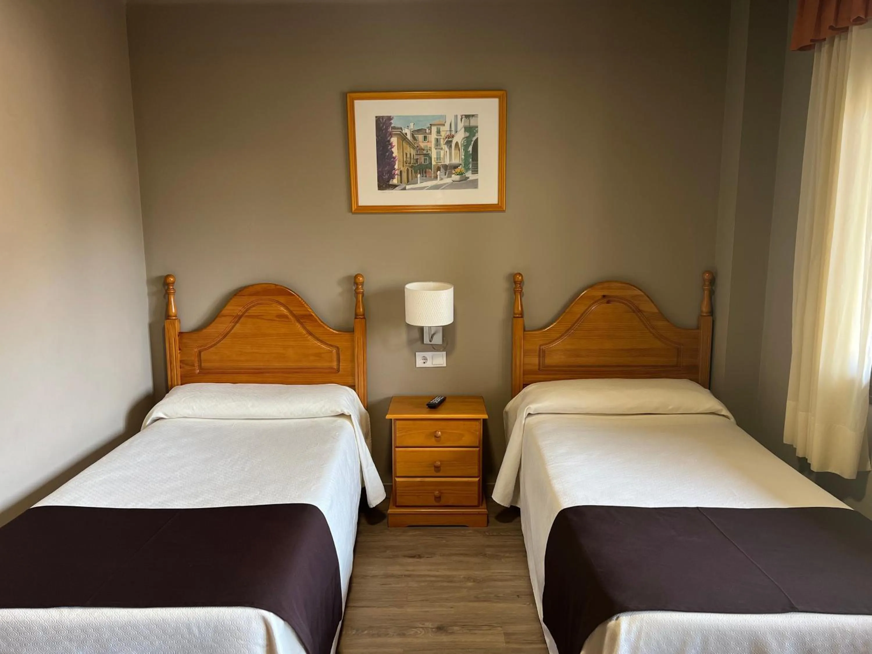 Bed in Hotel Juan Canejan