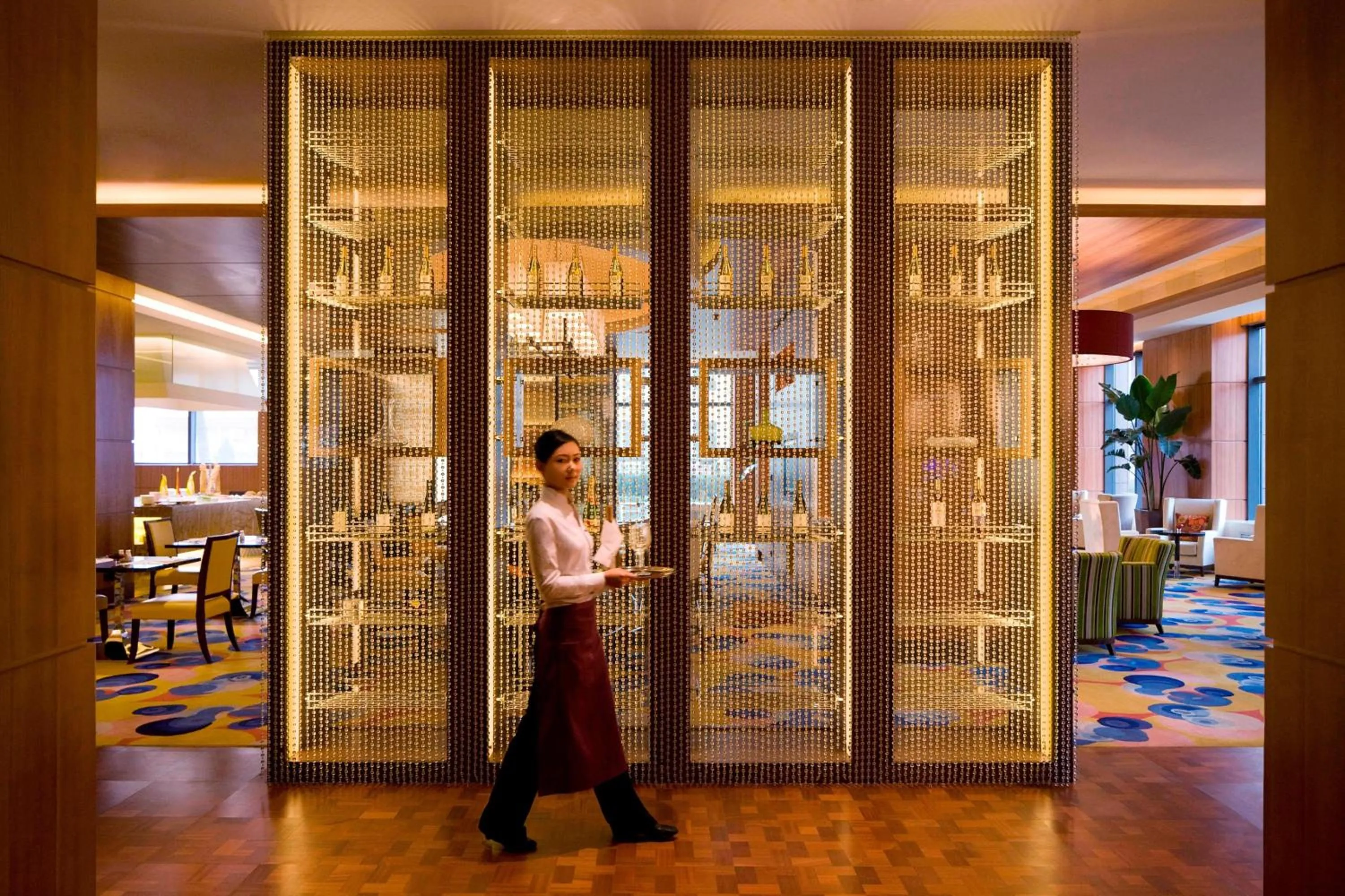 Lounge or bar in The Sandalwood Beijing Marriott Executive Apartments