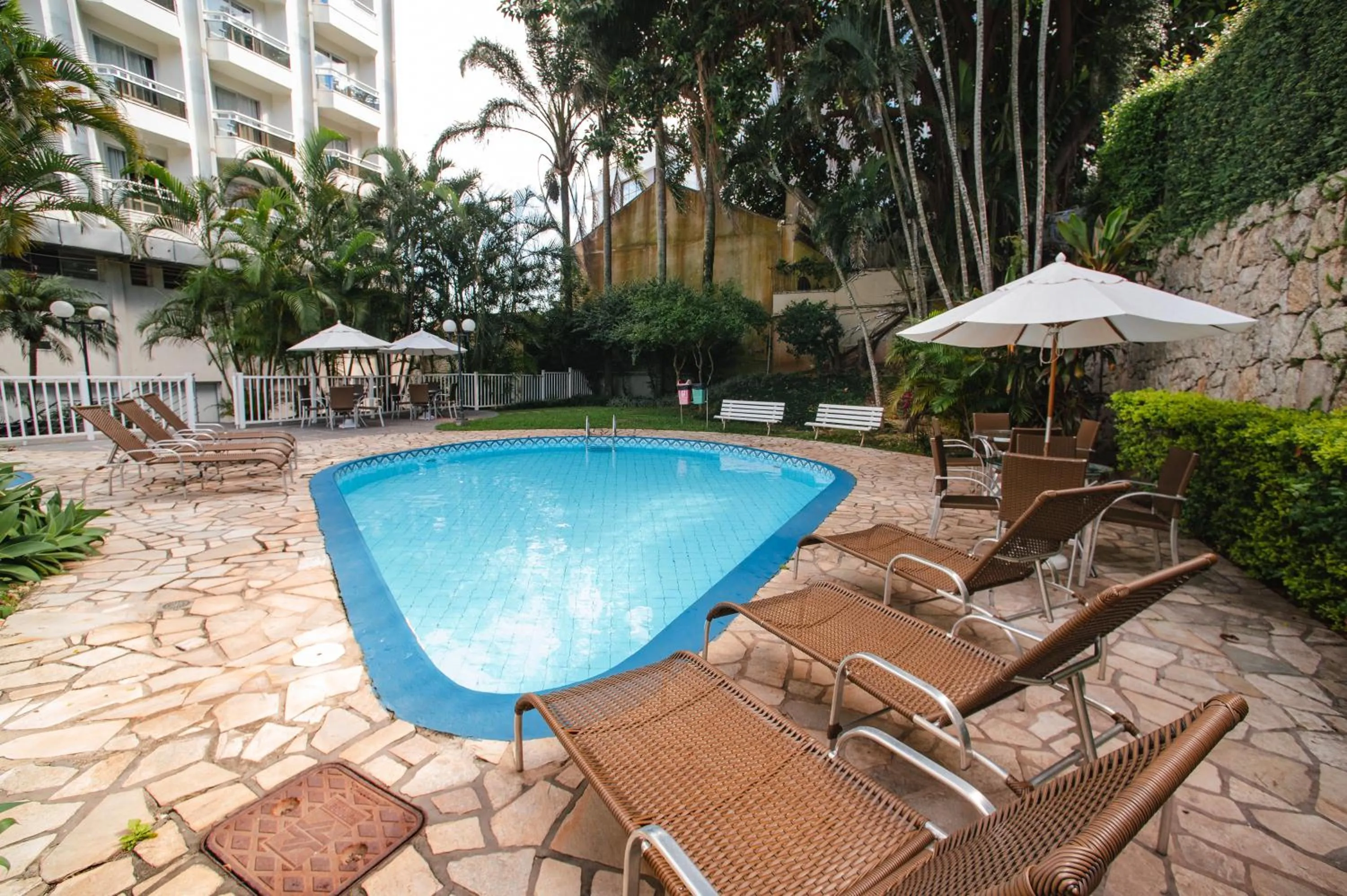 Swimming pool in Slaviero Baia Norte Florianópolis