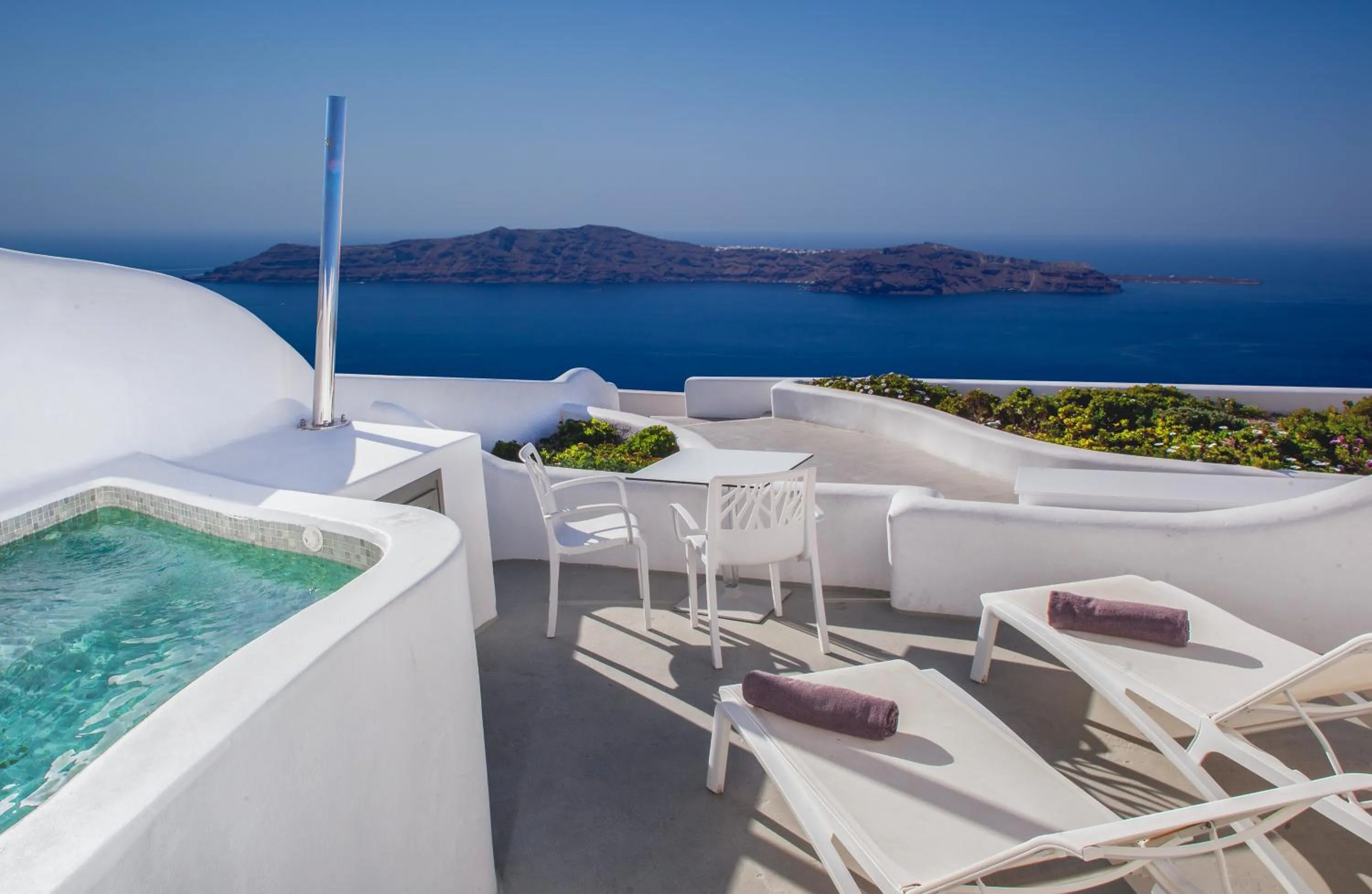 Balcony/Terrace in Kasimatis by La Perla - Adults Only