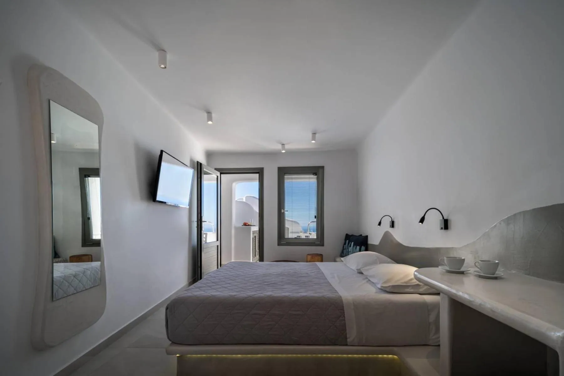 Bedroom, Bed in Kasimatis by La Perla - Adults Only