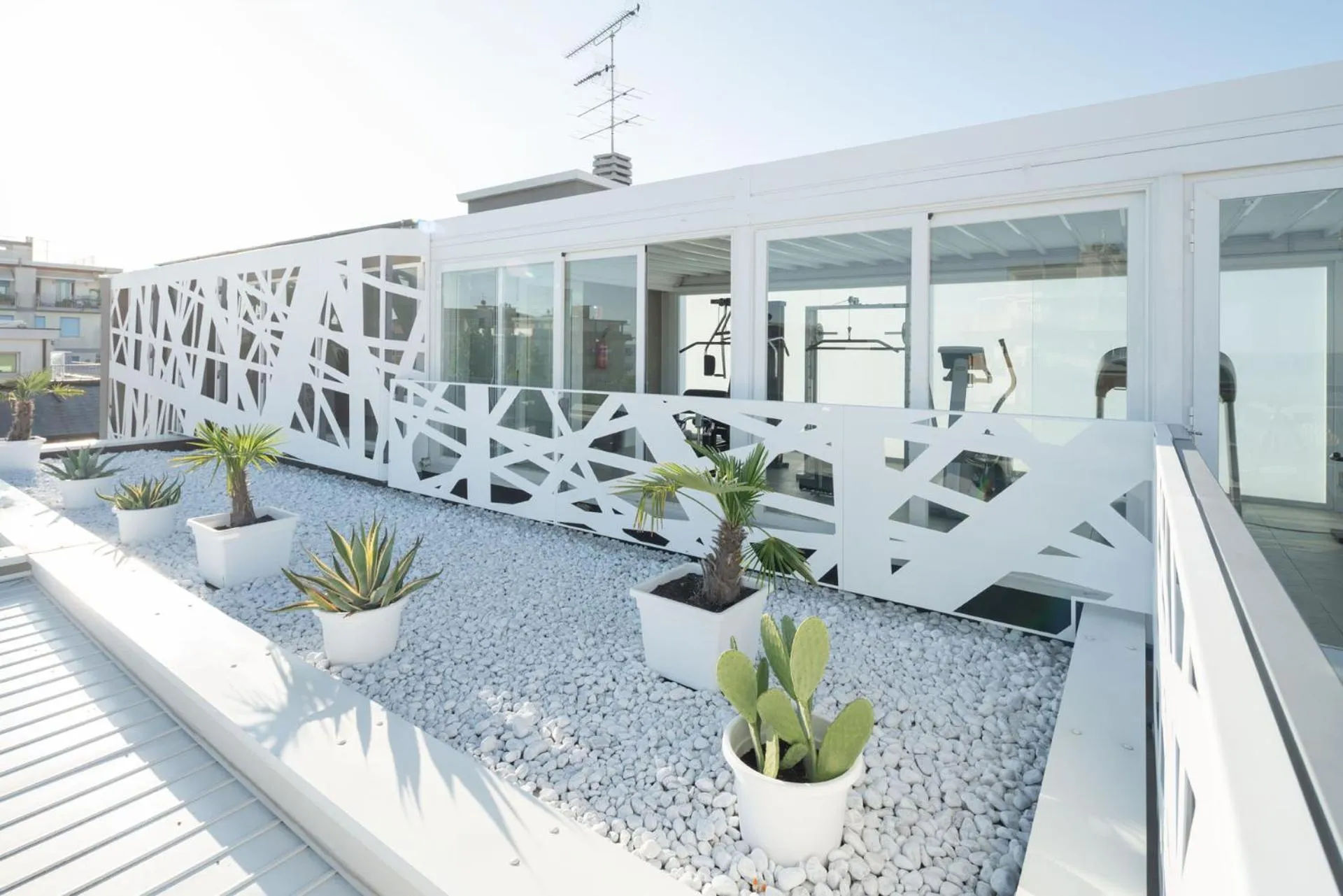 Balcony/Terrace in Hotel Iris Jesolo