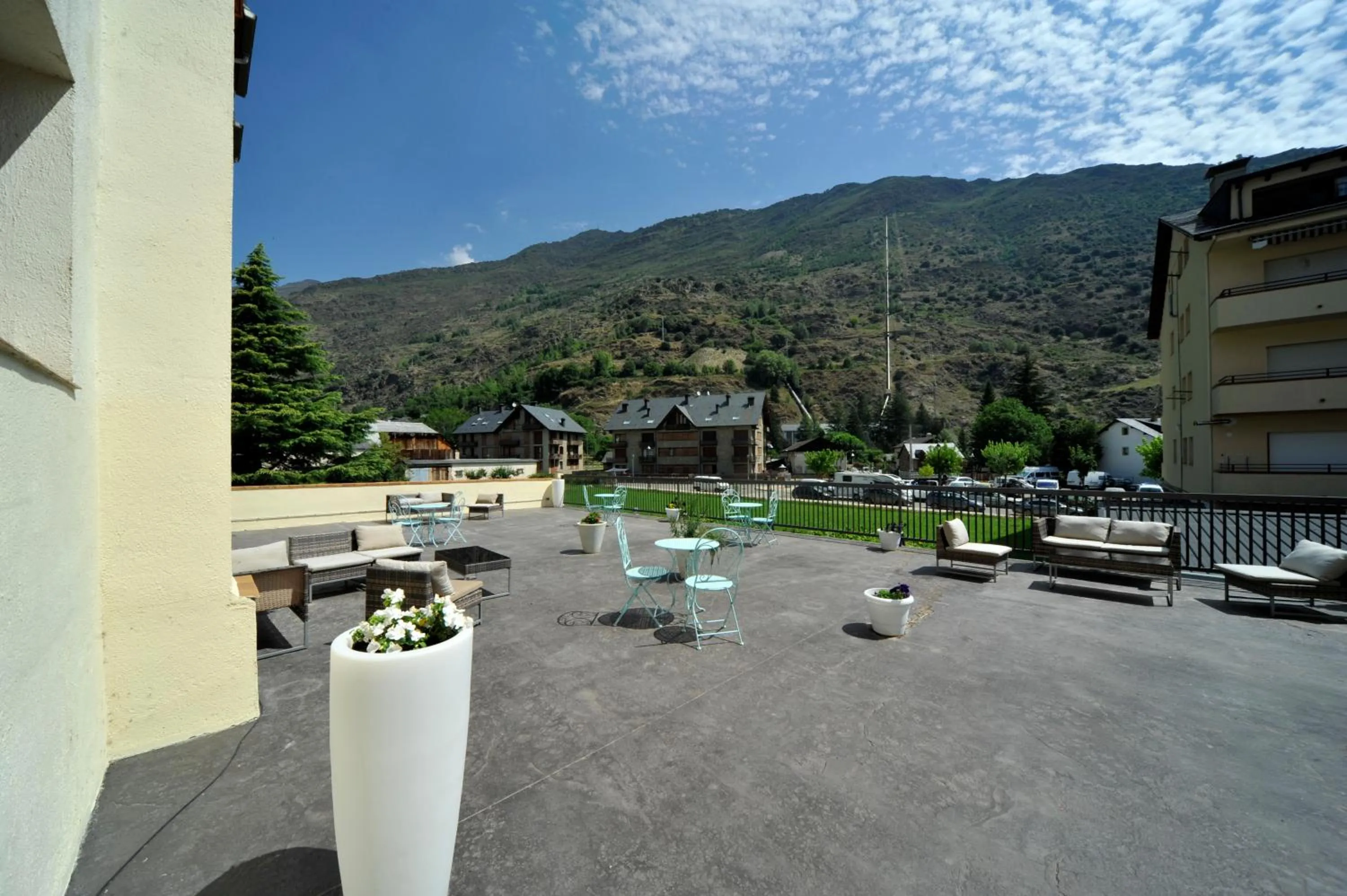 Balcony/Terrace in Hotel Vall d´Aneu