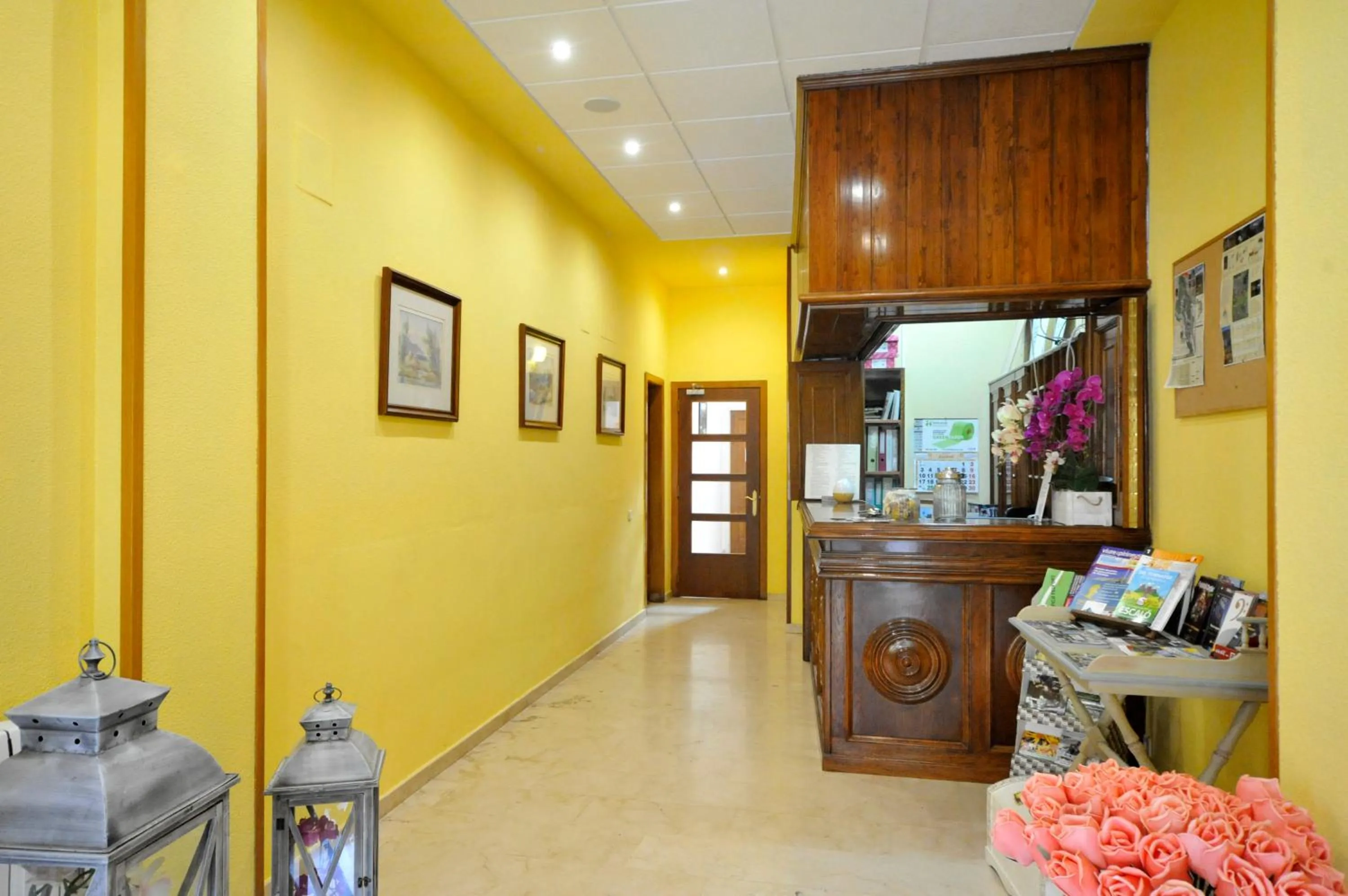 Lobby or reception in Hotel Vall d´Aneu