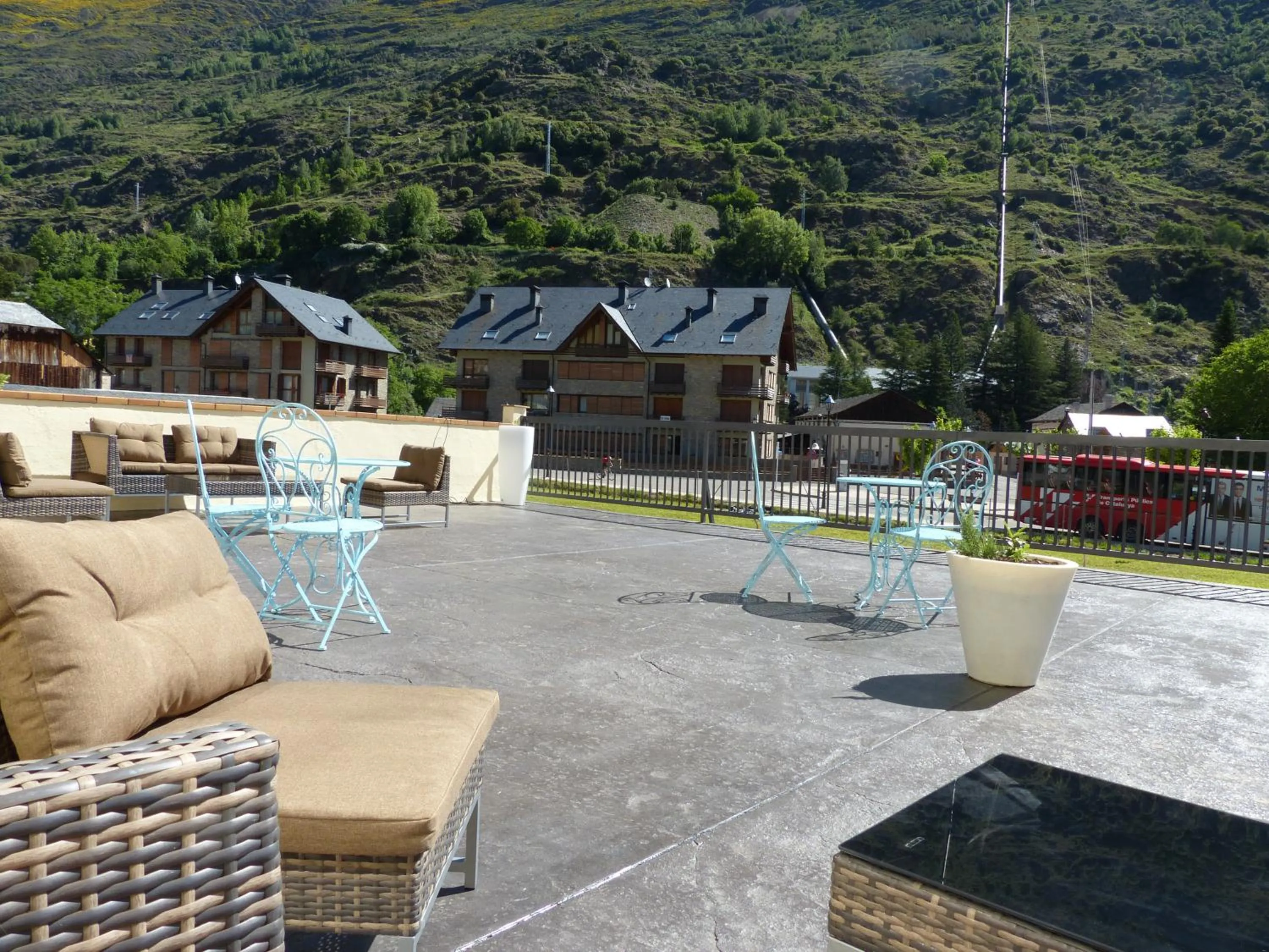 Balcony/Terrace in Hotel Vall d´Aneu