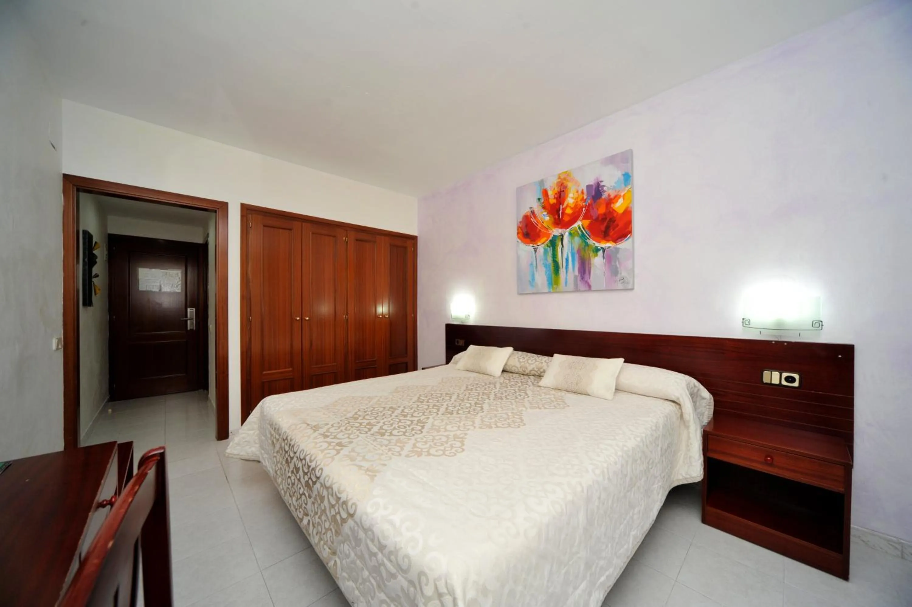Bed in Hotel Vall d´Aneu