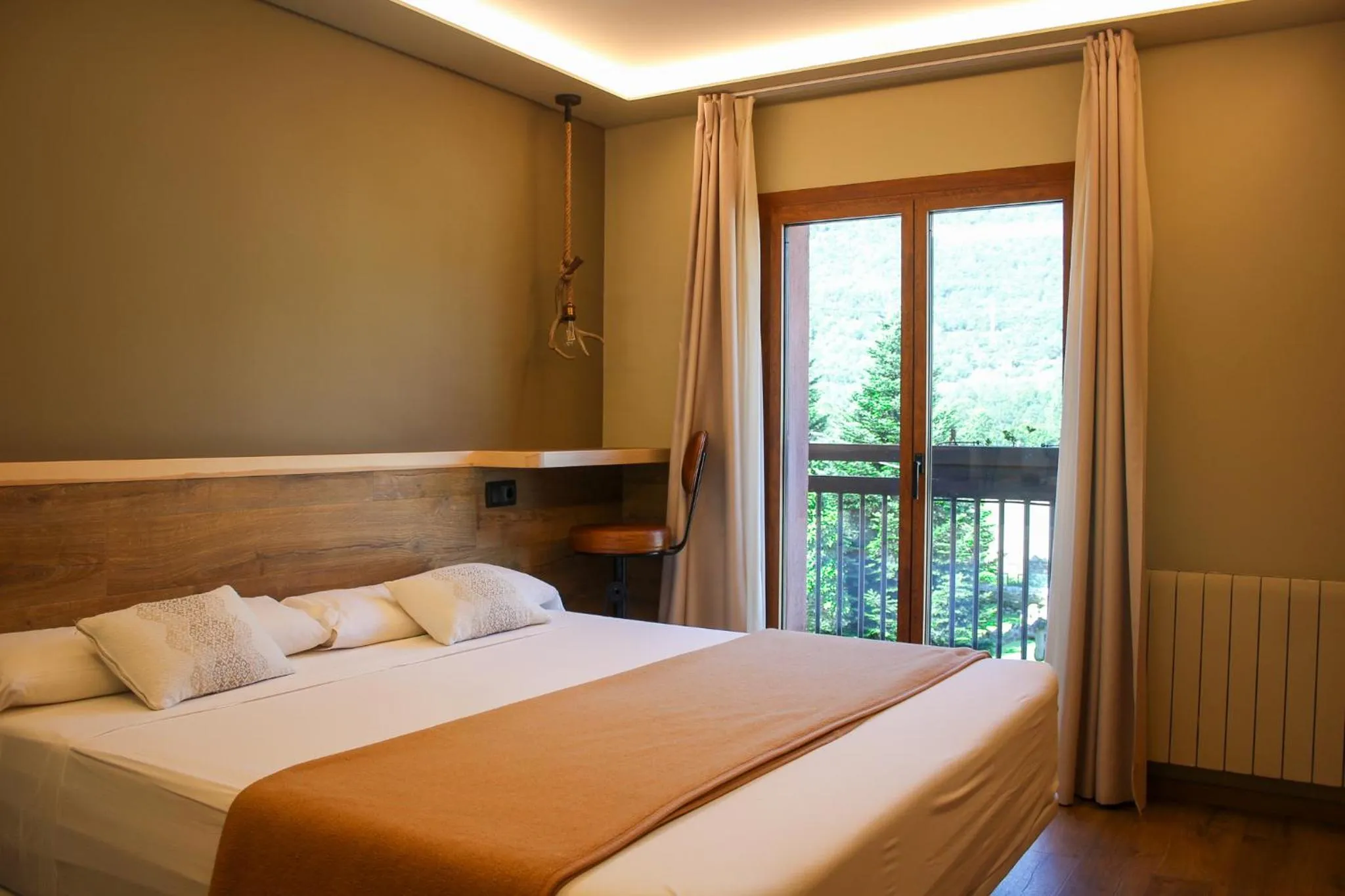 Bed in Hotel Vall d´Aneu