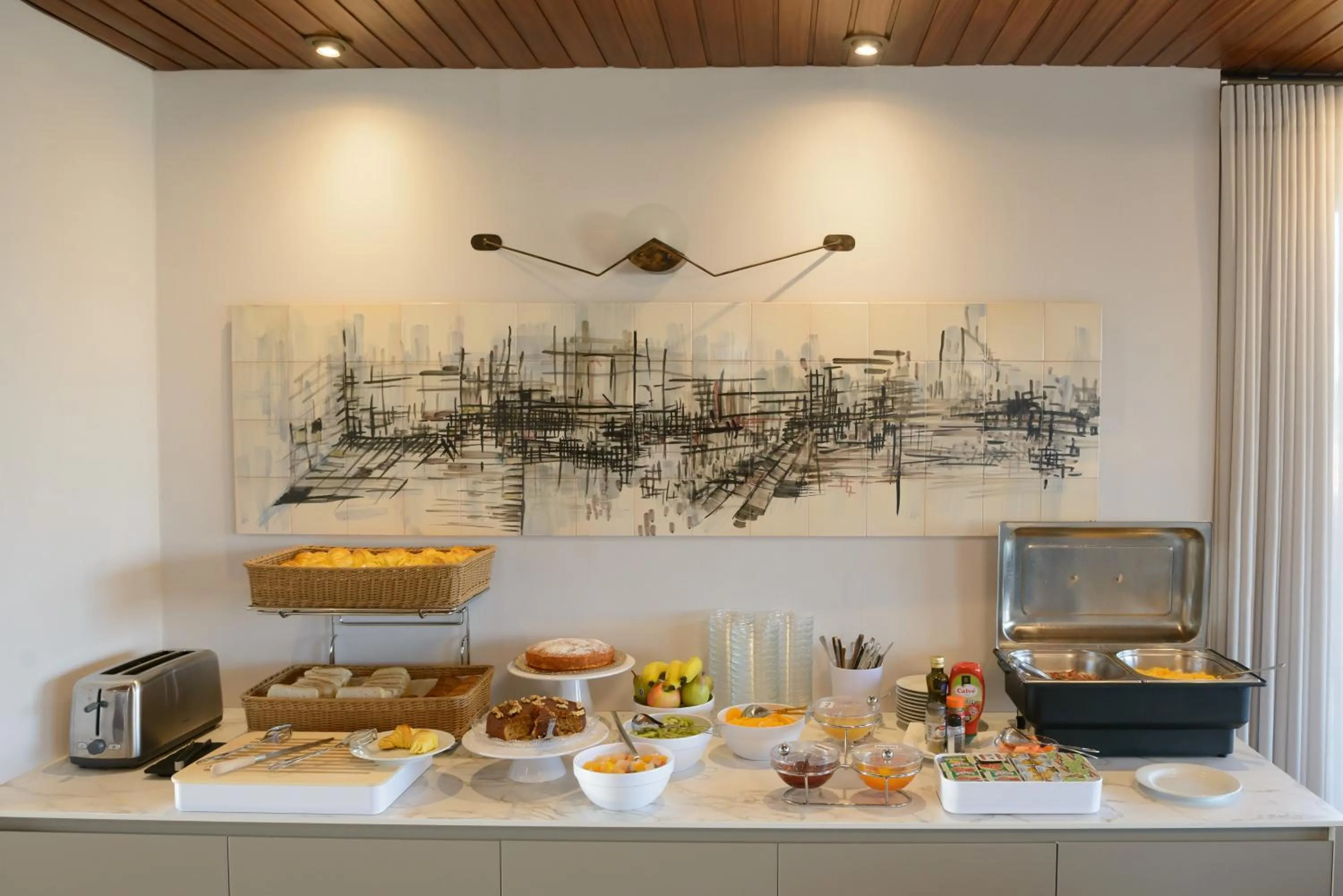 Buffet breakfast in Nova Cruz Hotel