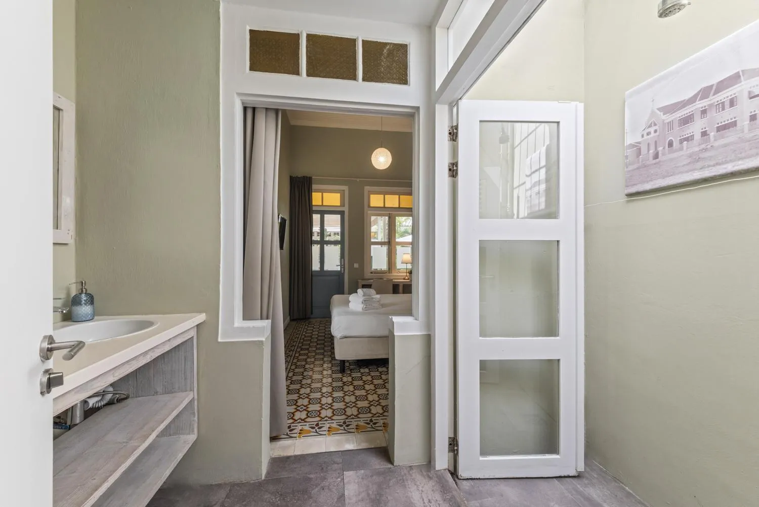 Shower in Boutique Hotel 't Klooster