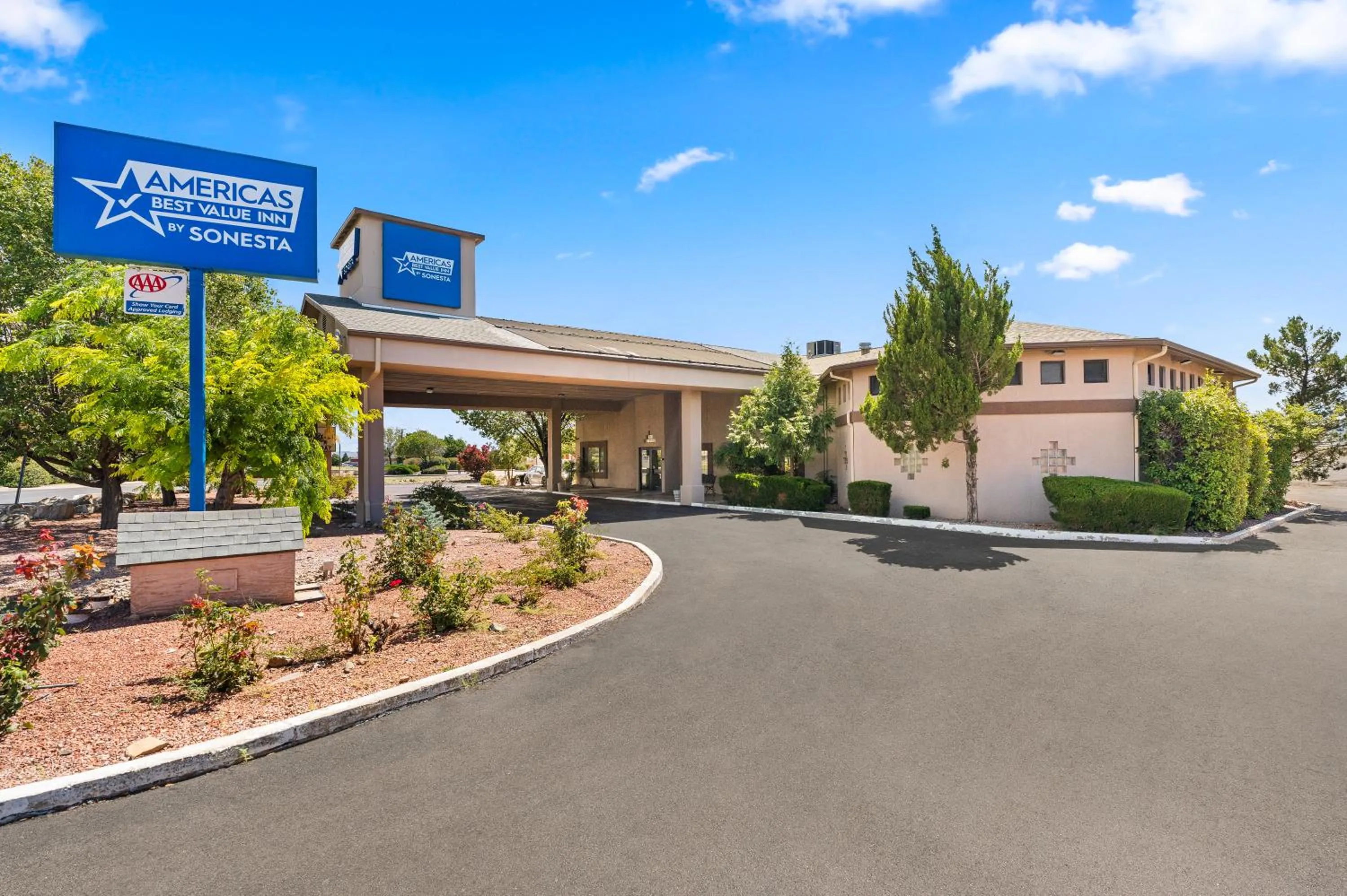 Property building in Americas Best Value Inn Prescott Valley