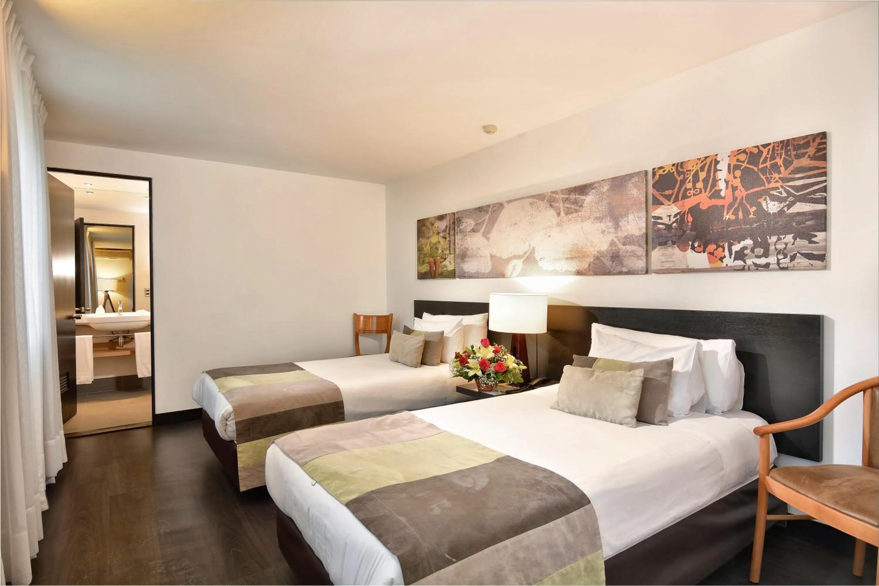 Photo of the whole room, Bed in Hotel Eurotel Providencia