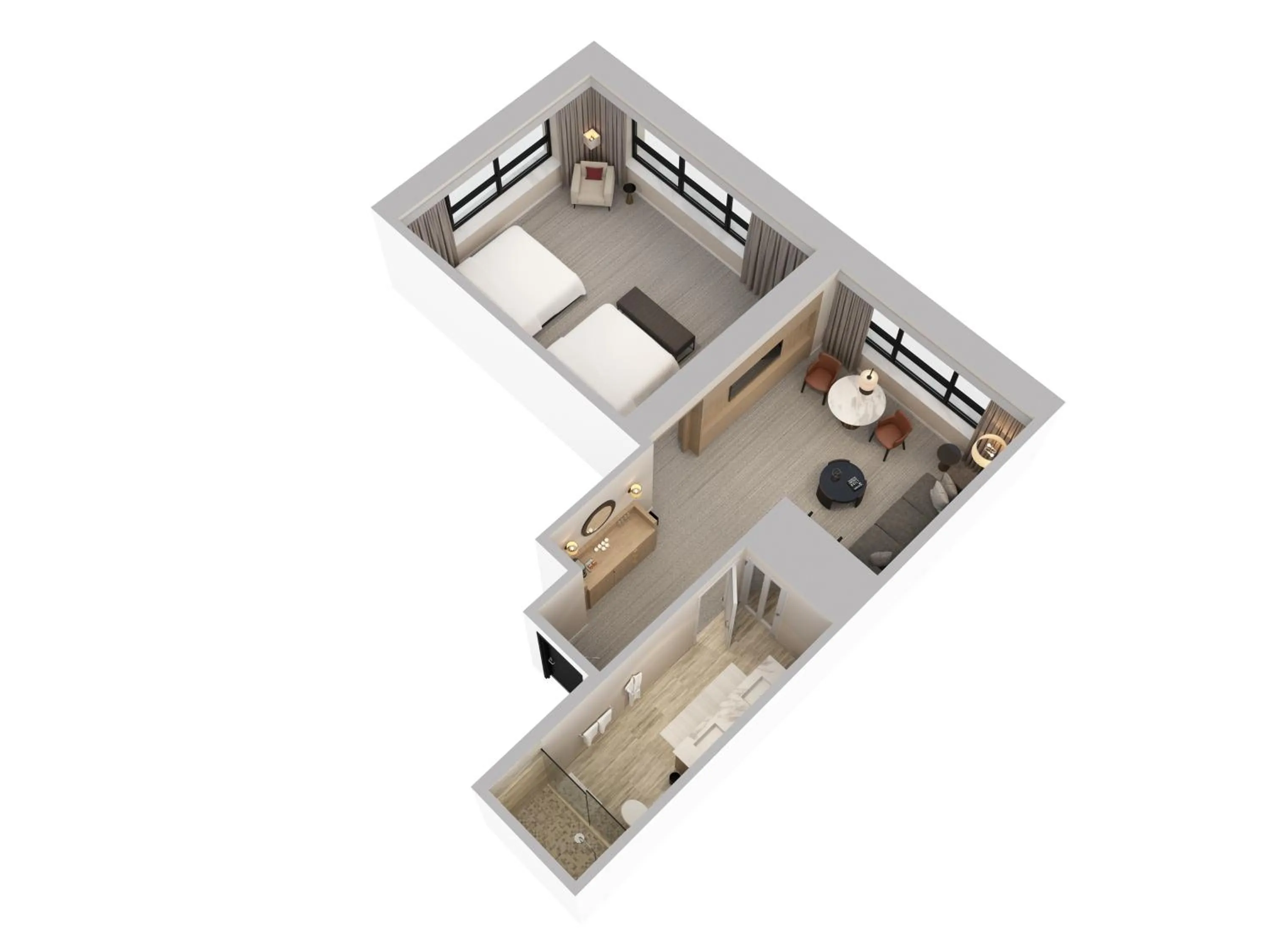 Floor plan in The Ritz-Carlton, Chicago