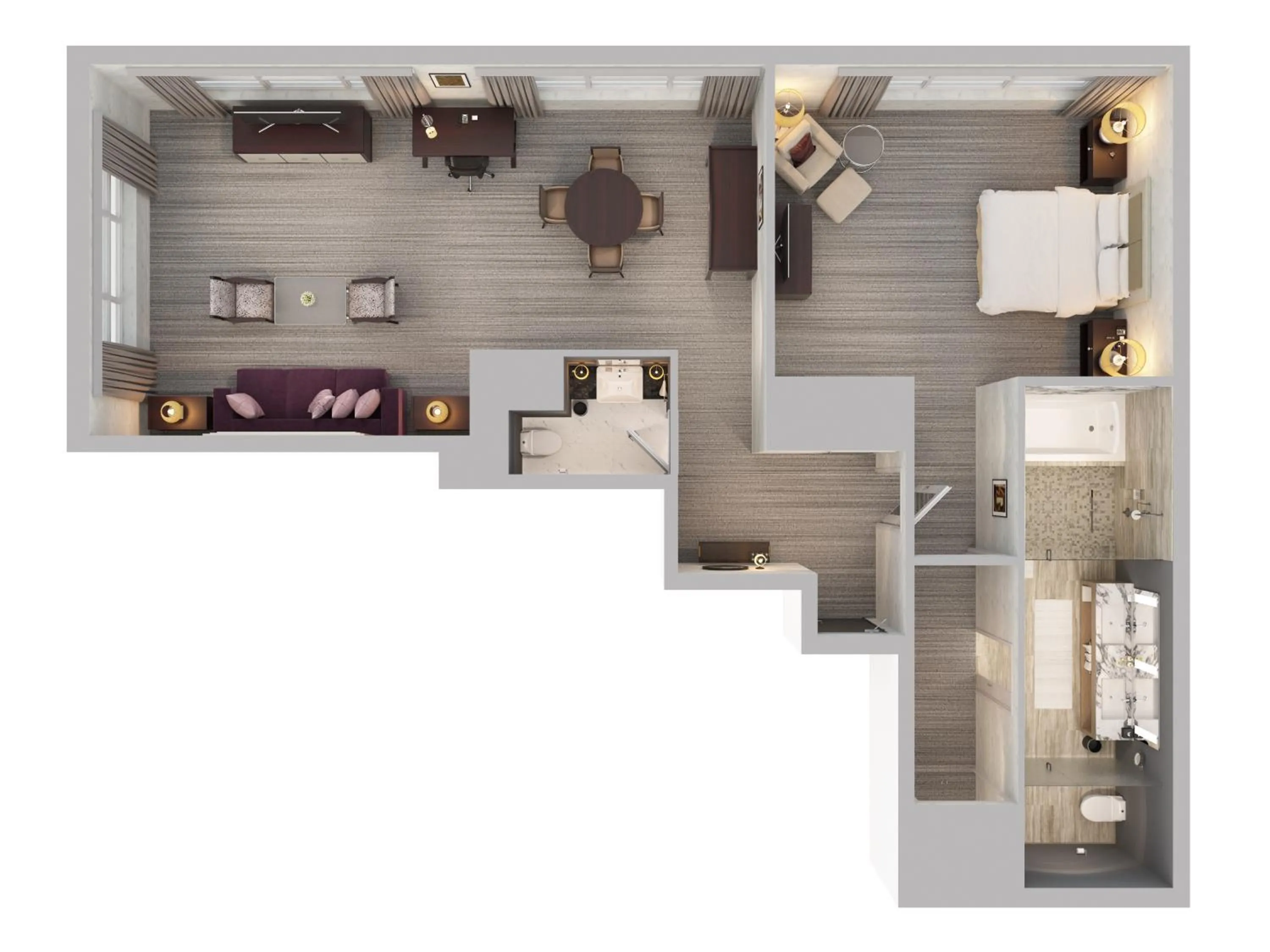 Floor plan in The Ritz-Carlton, Chicago