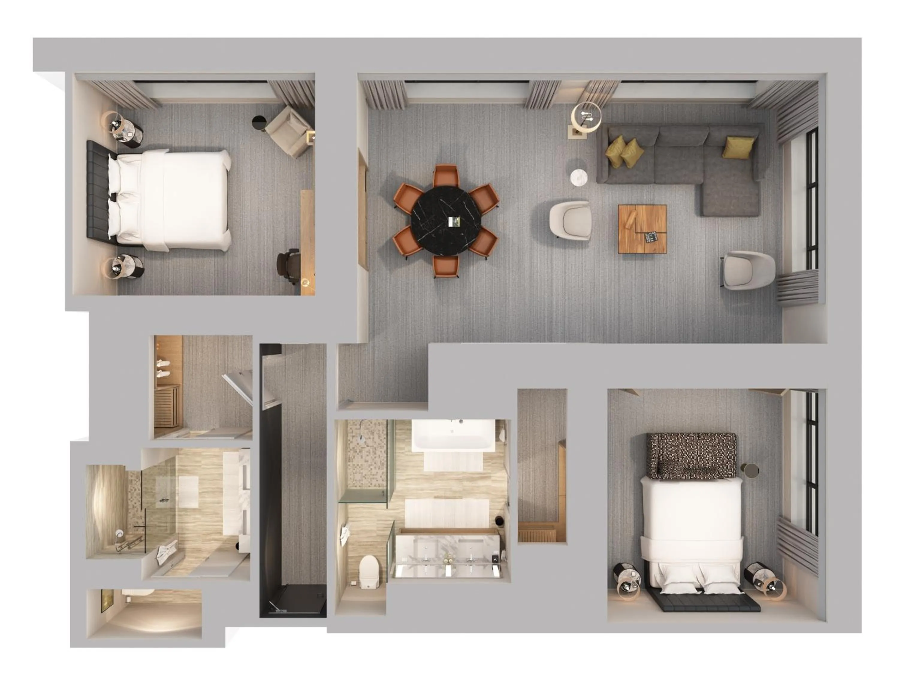 Floor plan in The Ritz-Carlton, Chicago