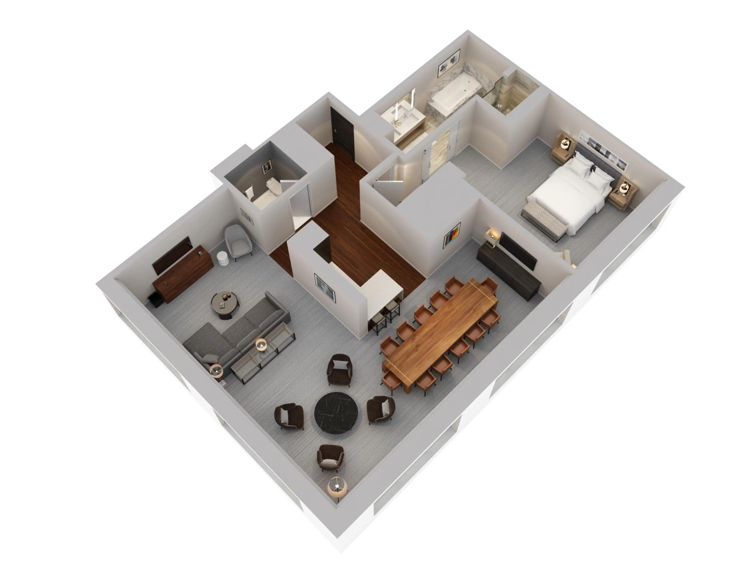 Floor plan in The Ritz-Carlton, Chicago