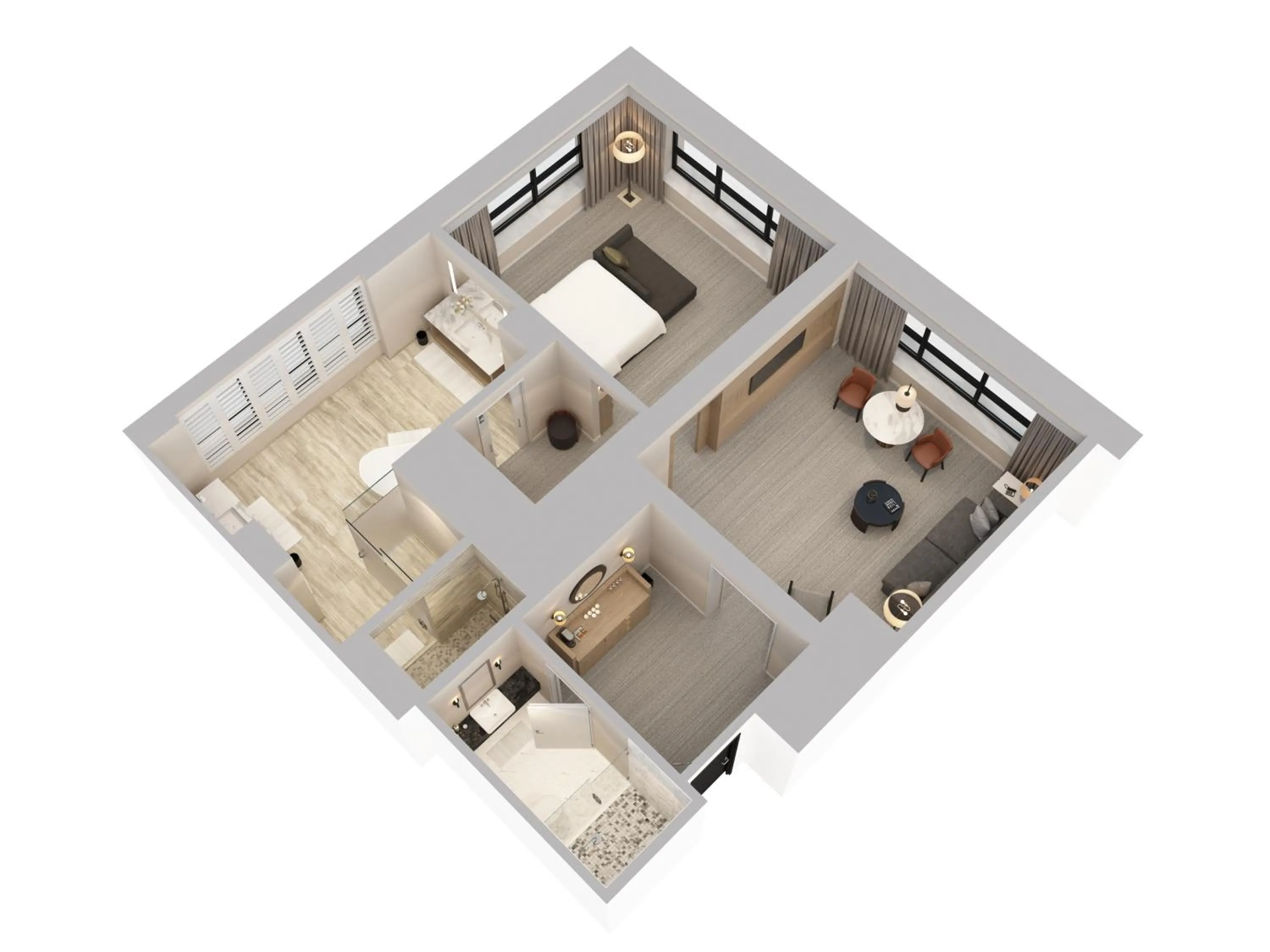 Floor plan in The Ritz-Carlton, Chicago