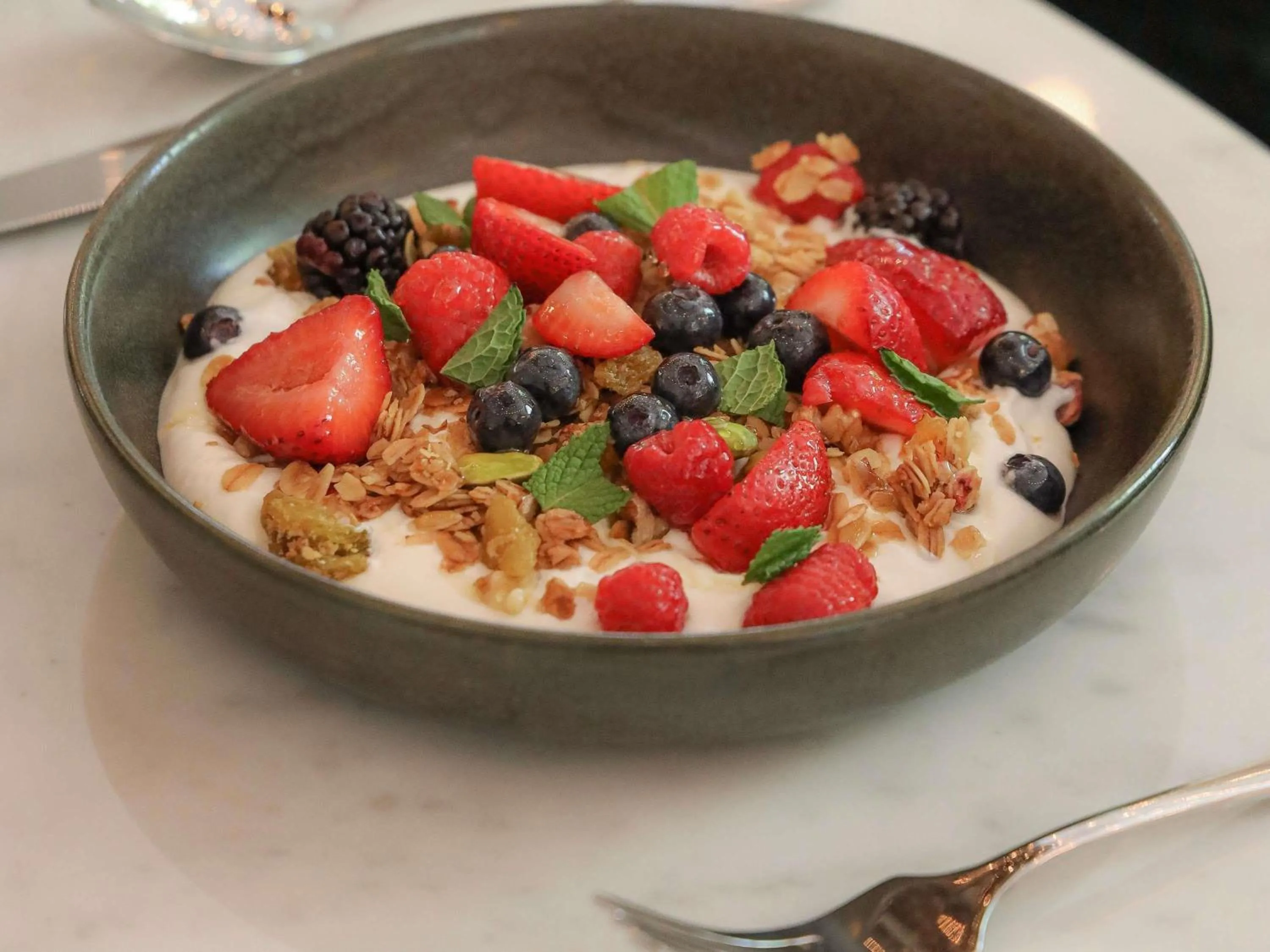 Breakfast in Fairmont Olympic Hotel