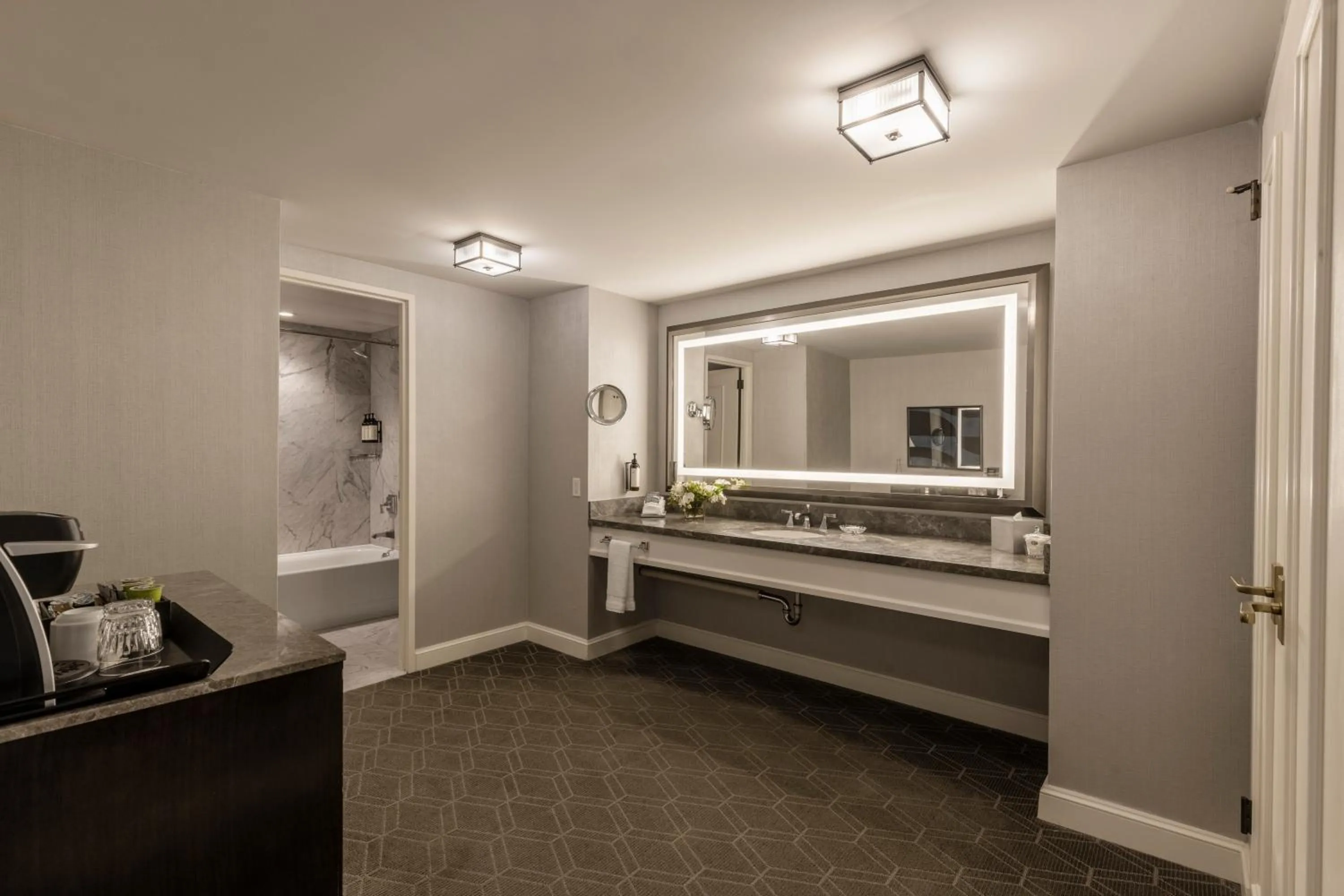 Bathroom in Fairmont Olympic Hotel