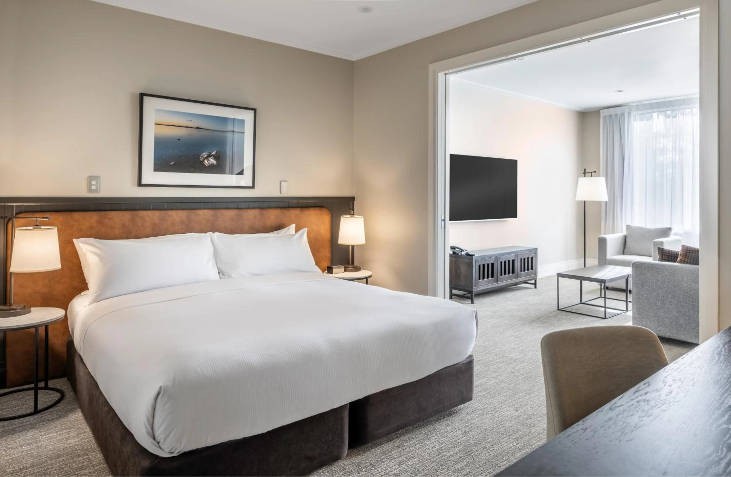 Bed in Hilton Lake Taupo