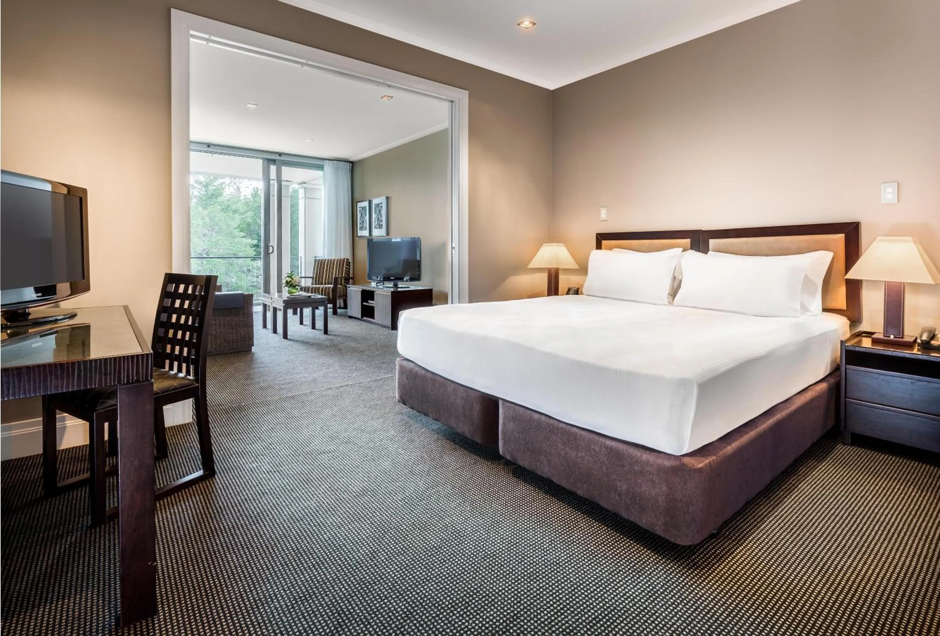 Bed in Hilton Lake Taupo