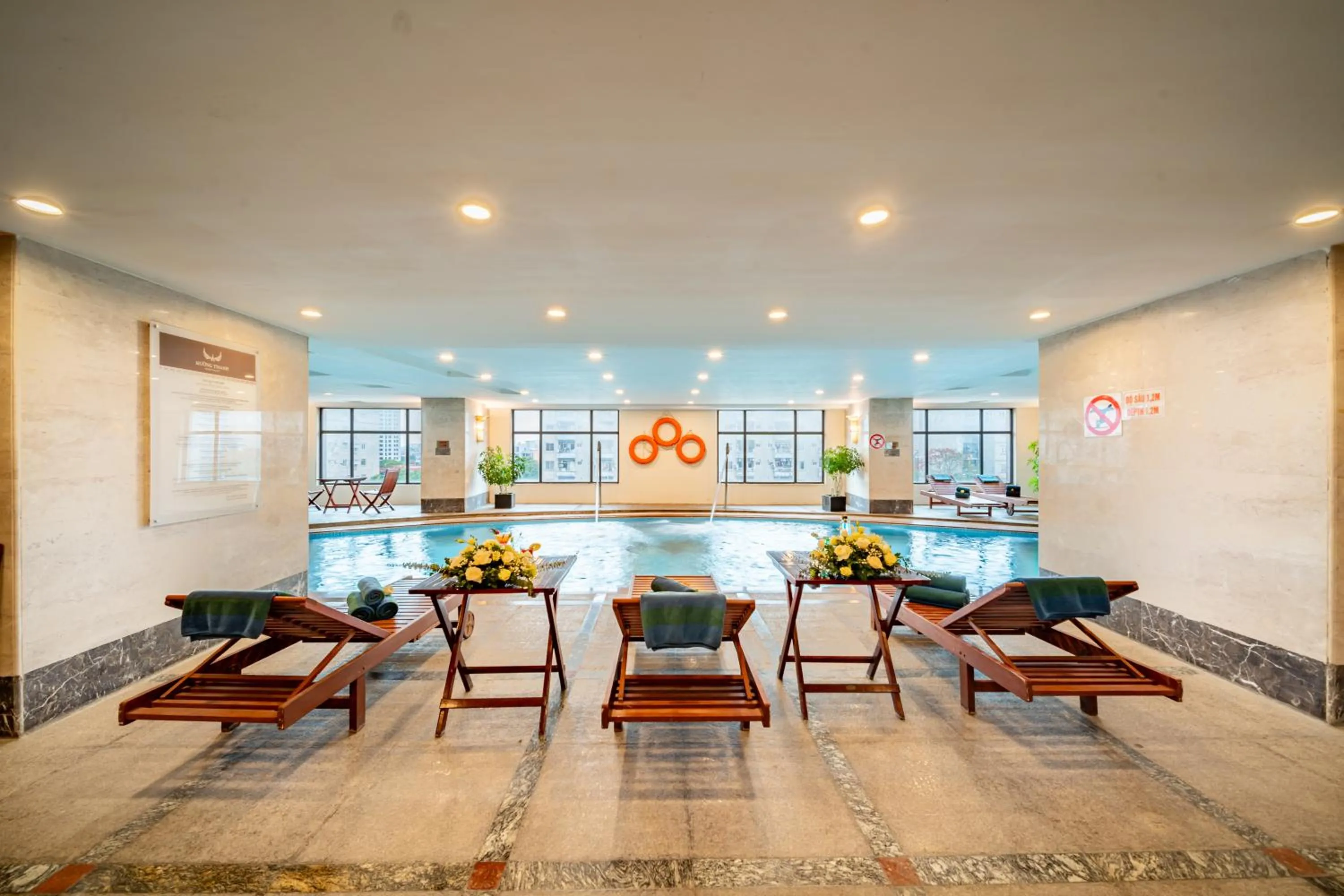 Swimming pool in Muong Thanh Grand Hanoi Hotel